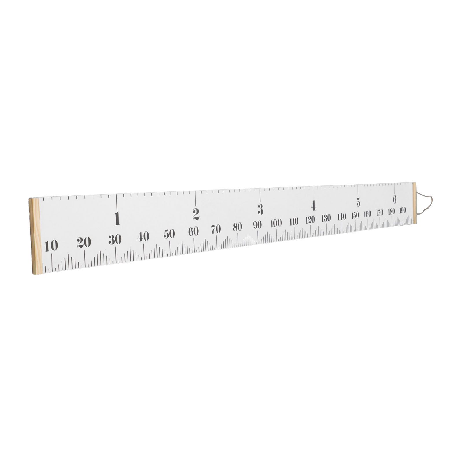 Kids Growth Chart Accurate Baby Height Growth Chart Ruler Removable Canvas Wall Hanging Measurement Chart for Home Classic White - Image 2