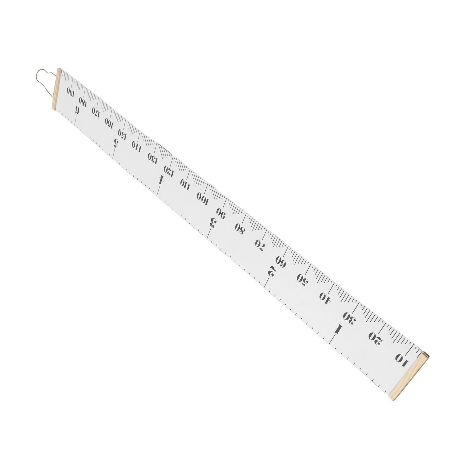 Kids Growth Chart Accurate Baby Height Growth Chart Ruler Removable Canvas Wall Hanging Measurement Chart for Home Classic White - Image 3