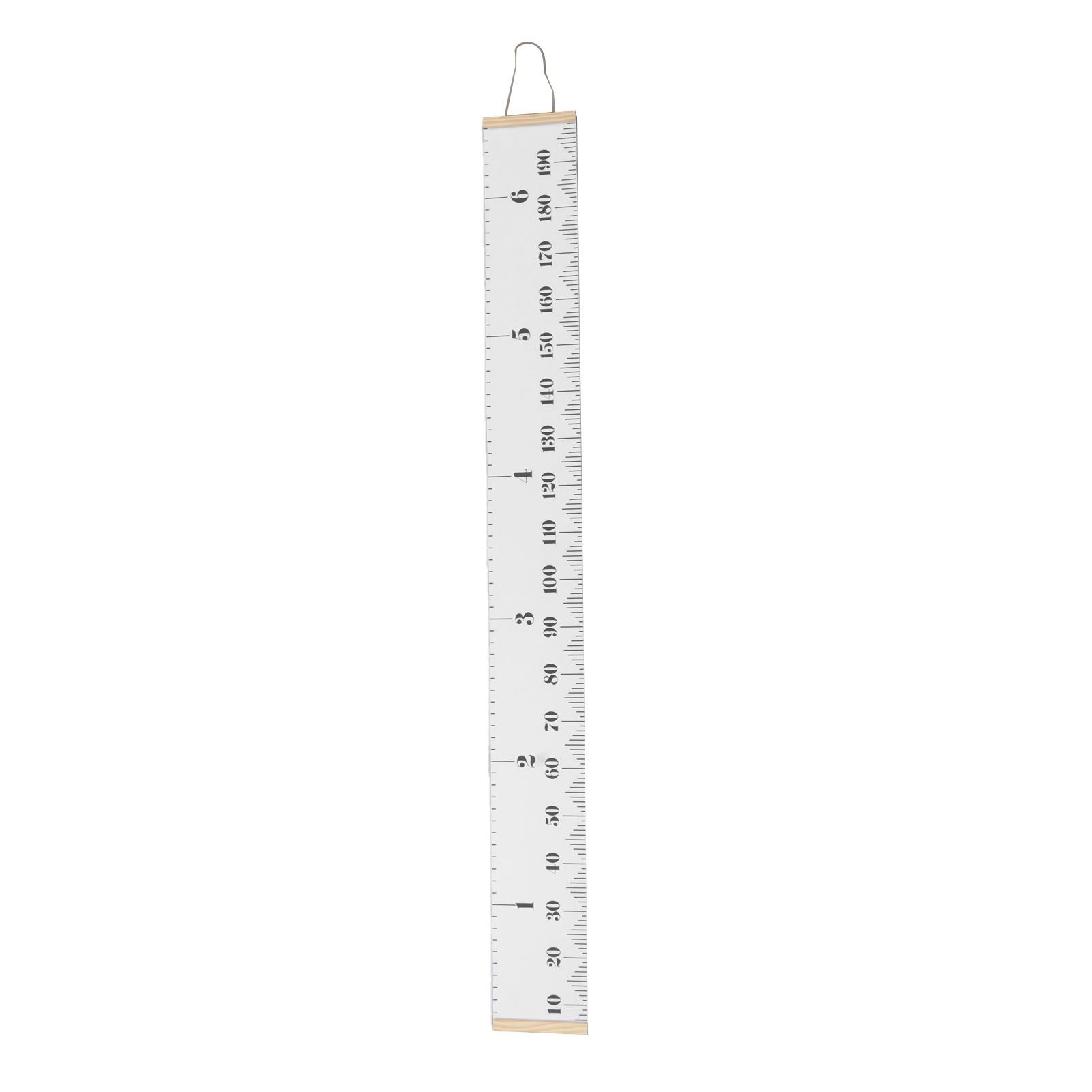 Kids Growth Chart Accurate Baby Height Growth Chart Ruler Removable Canvas Wall Hanging Measurement Chart for Home Classic White - Image 4