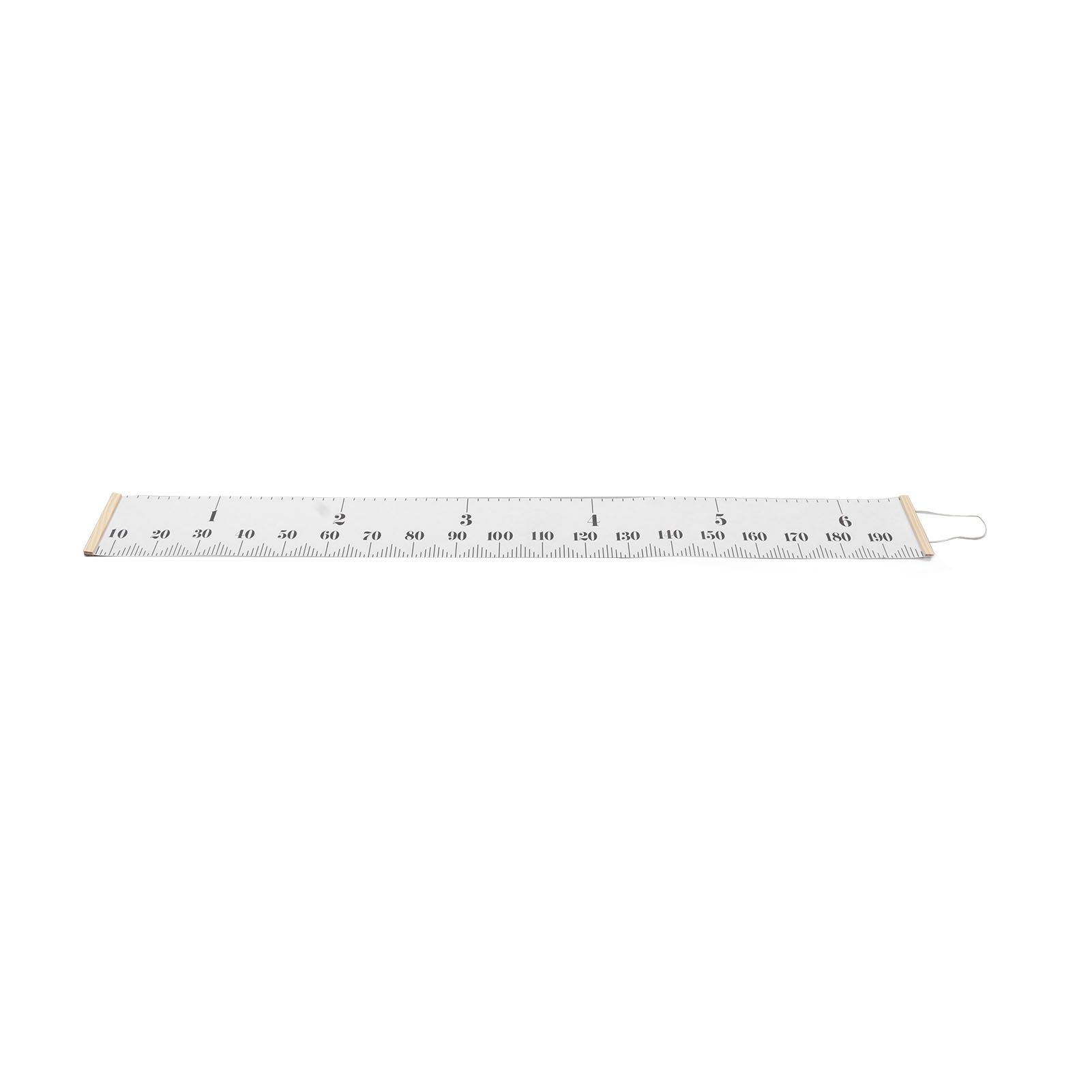 Kids Growth Chart Accurate Baby Height Growth Chart Ruler Removable Canvas Wall Hanging Measurement Chart for Home Classic White - Image 5