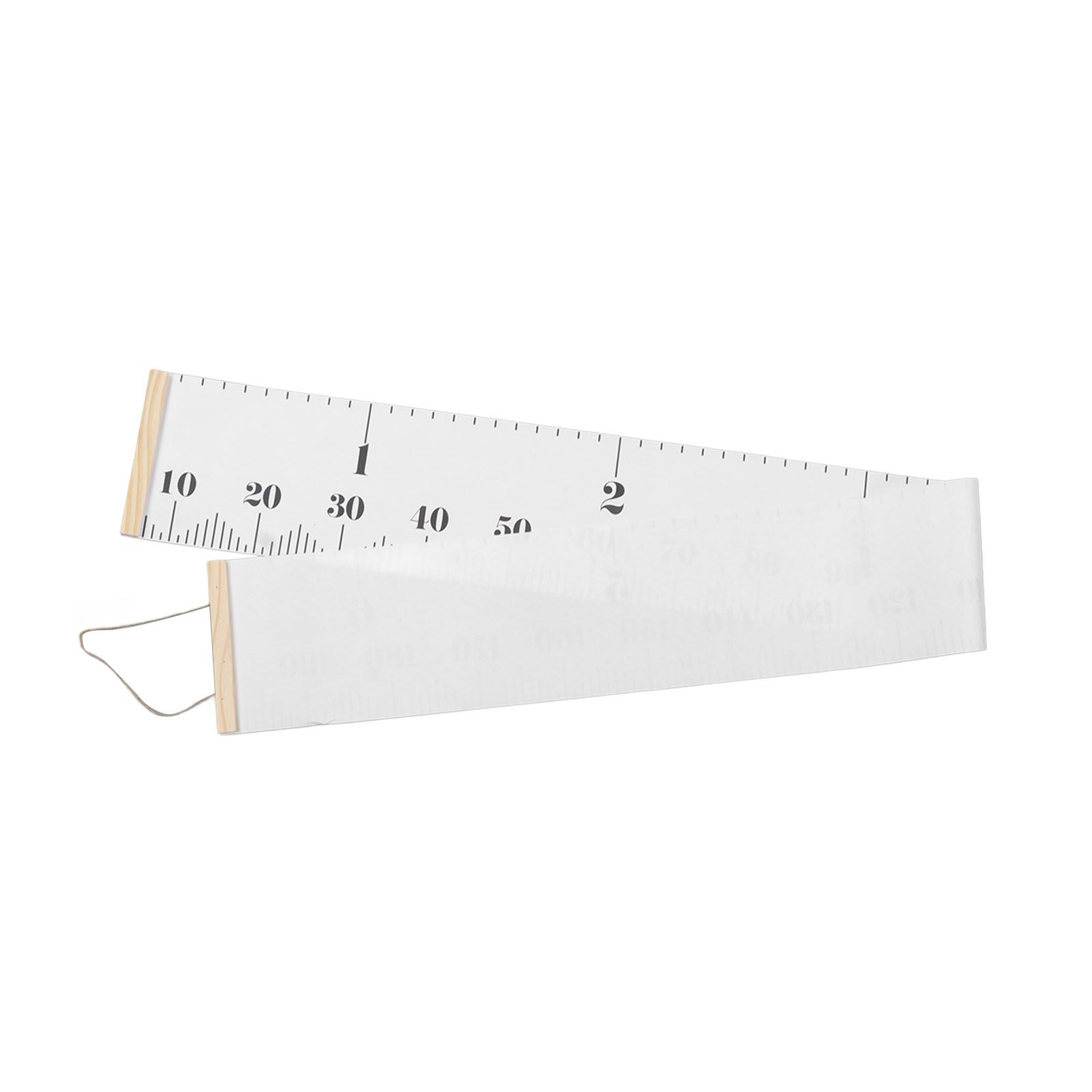 Kids Growth Chart Accurate Baby Height Growth Chart Ruler Removable Canvas Wall Hanging Measurement Chart for Home Classic White - Image 6