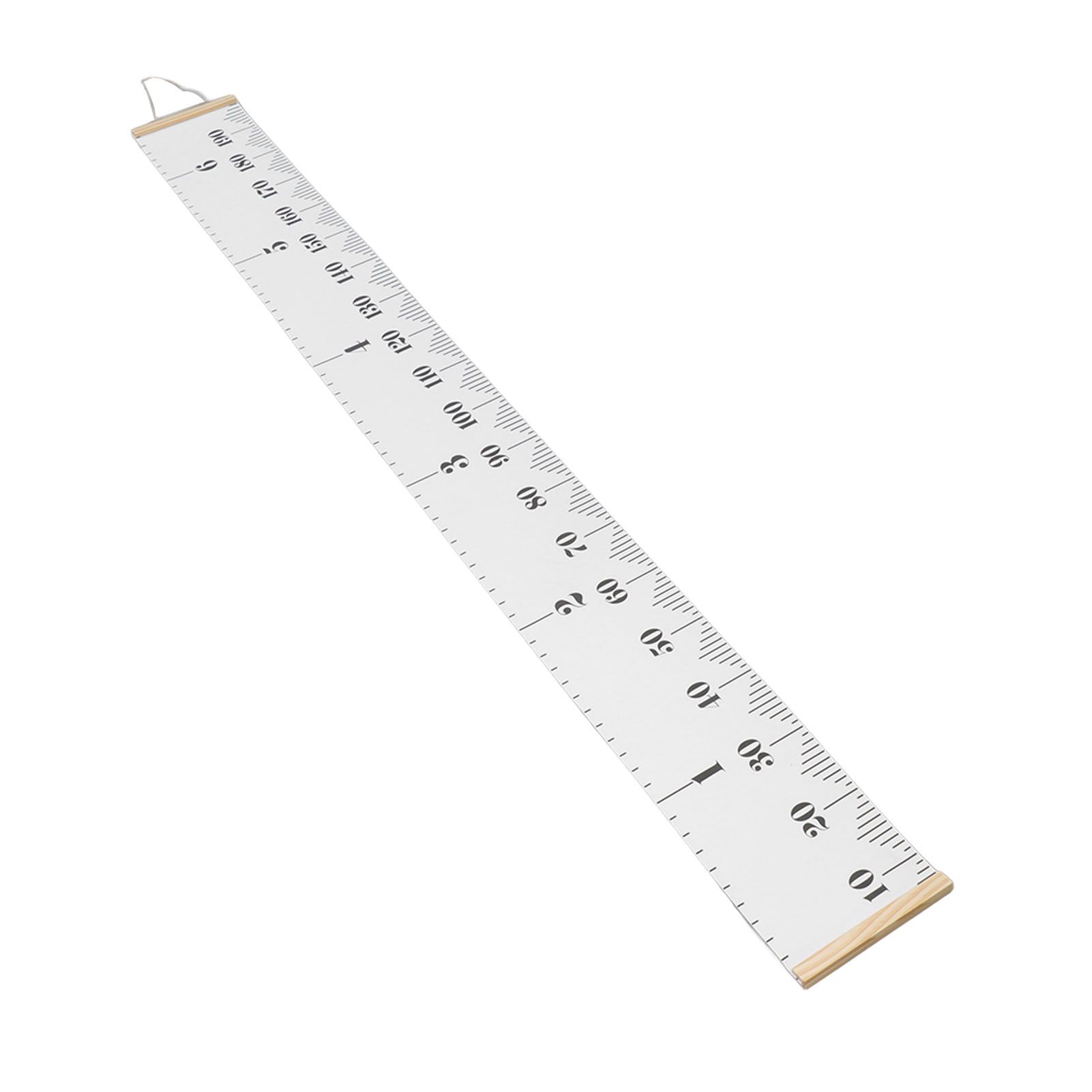 Kids Growth Chart Accurate Baby Height Growth Chart Ruler Removable Canvas Wall Hanging Measurement Chart for Home Classic White - Image 7