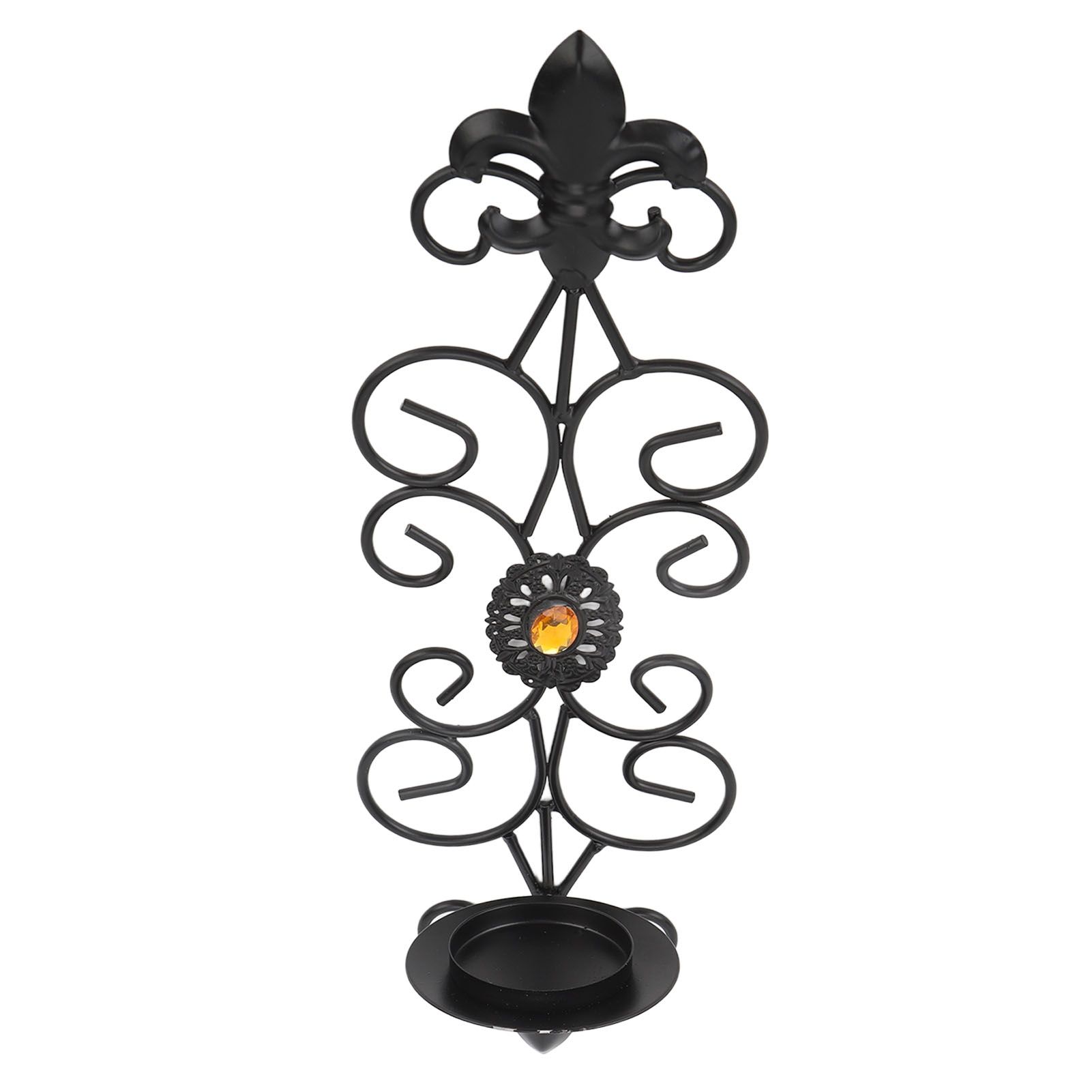 Wall Candle Holders Retro Diamond Encrusted Candlestick for Living Room Bedroom Decorations - Image 8