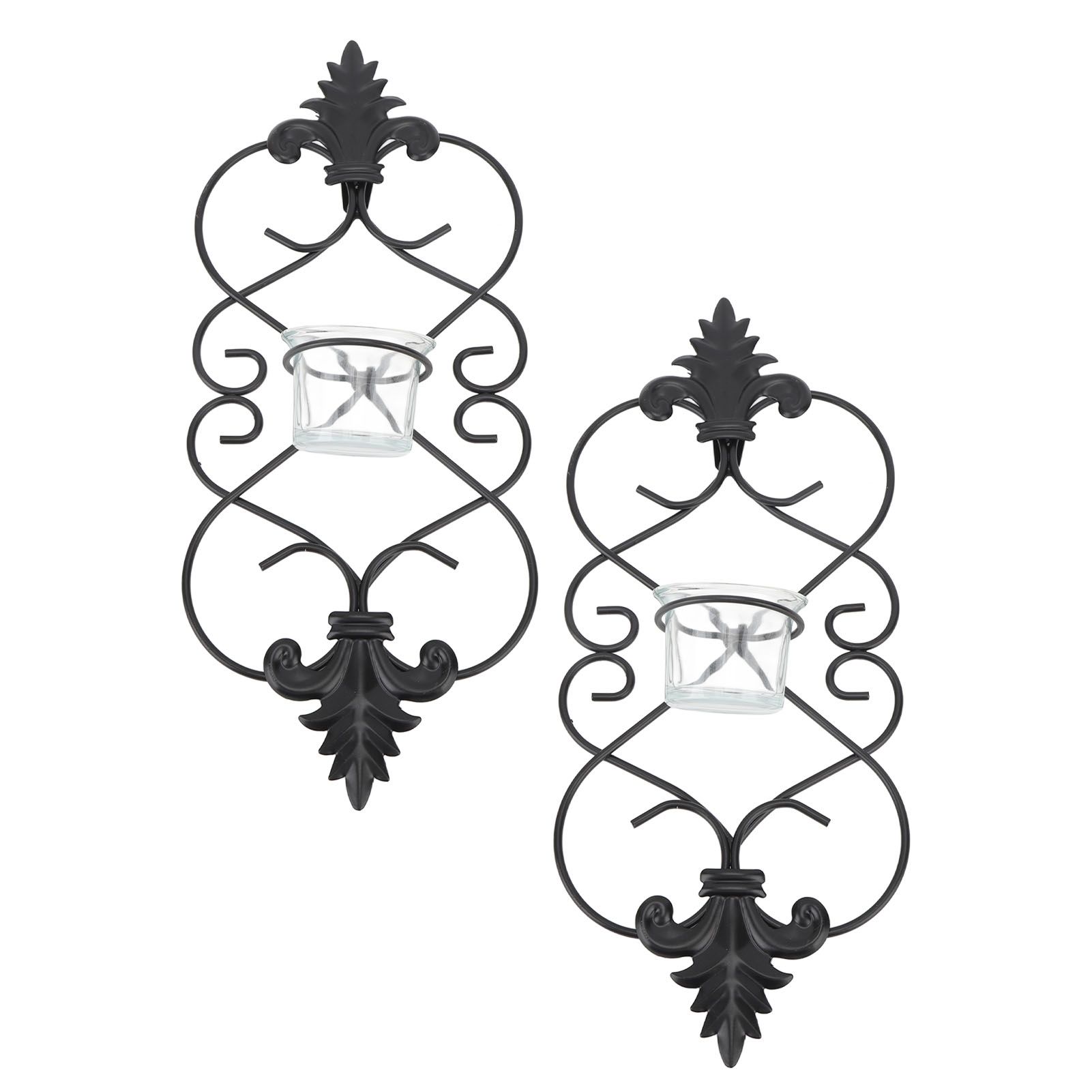 2PCS Wall Hanging Candle Holder Iron Hanging Wall Candle Holders for Home Decoration Weddings Events - Image 6