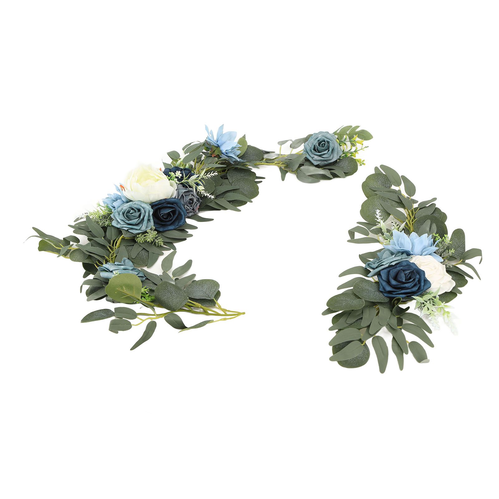 Faux Flower Swag Set Artificial Flower Arch Decor Wedding Welcome Reception Ceremony Signs Decorations 18058-HL - Image 2