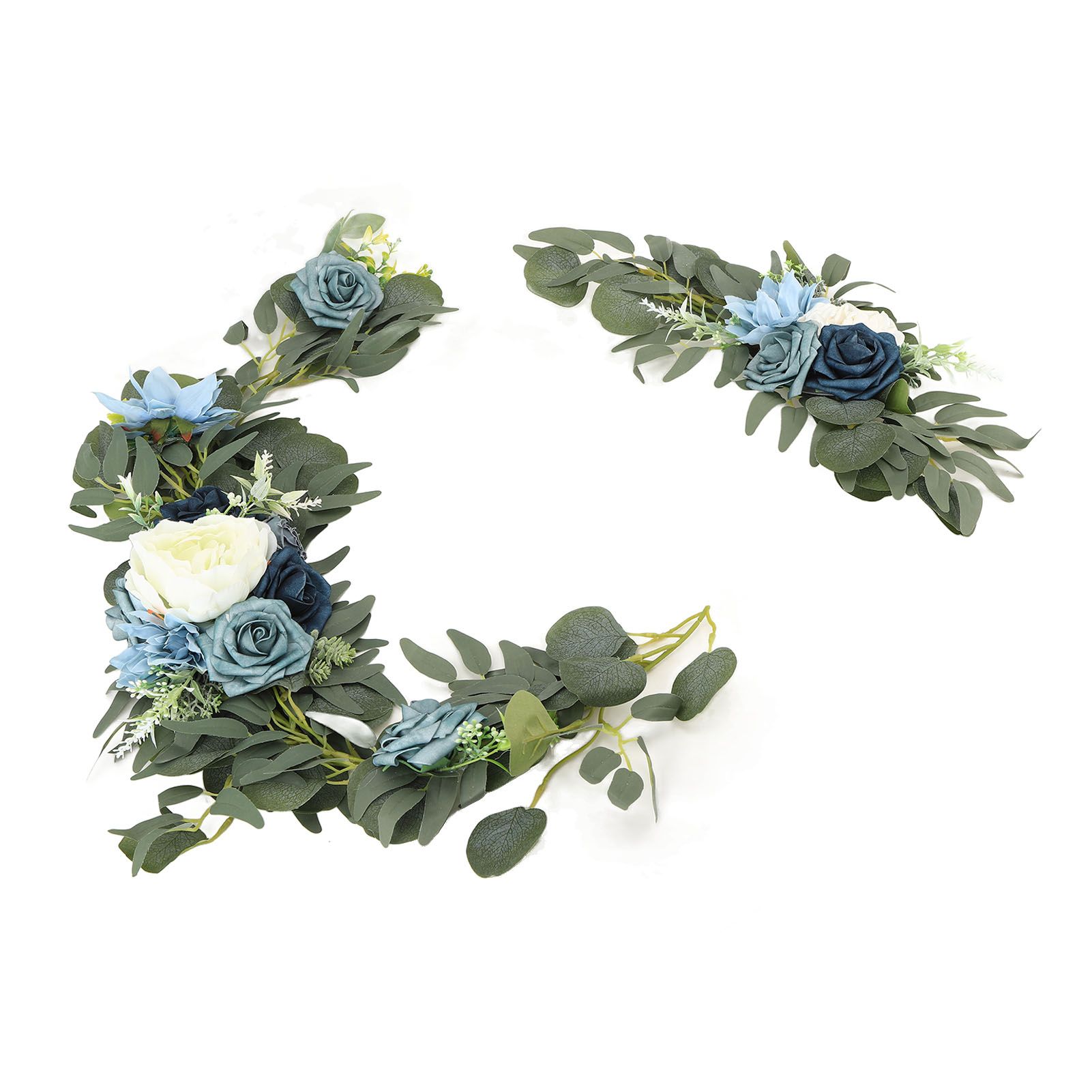 Faux Flower Swag Set Artificial Flower Arch Decor Wedding Welcome Reception Ceremony Signs Decorations 18058-HL - Image 3