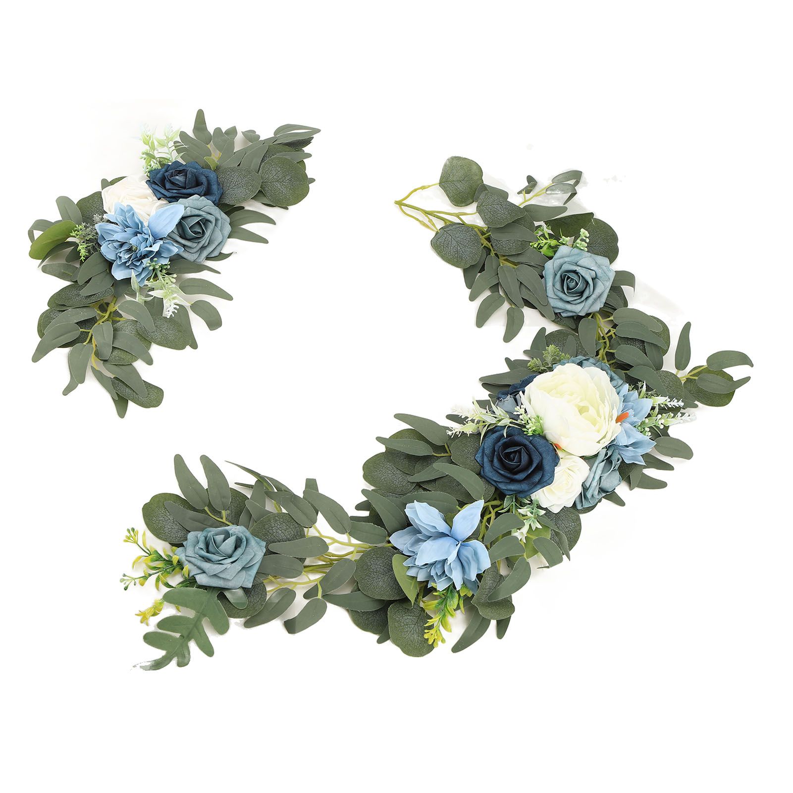 Faux Flower Swag Set Artificial Flower Arch Decor Wedding Welcome Reception Ceremony Signs Decorations 18058-HL - Image 5