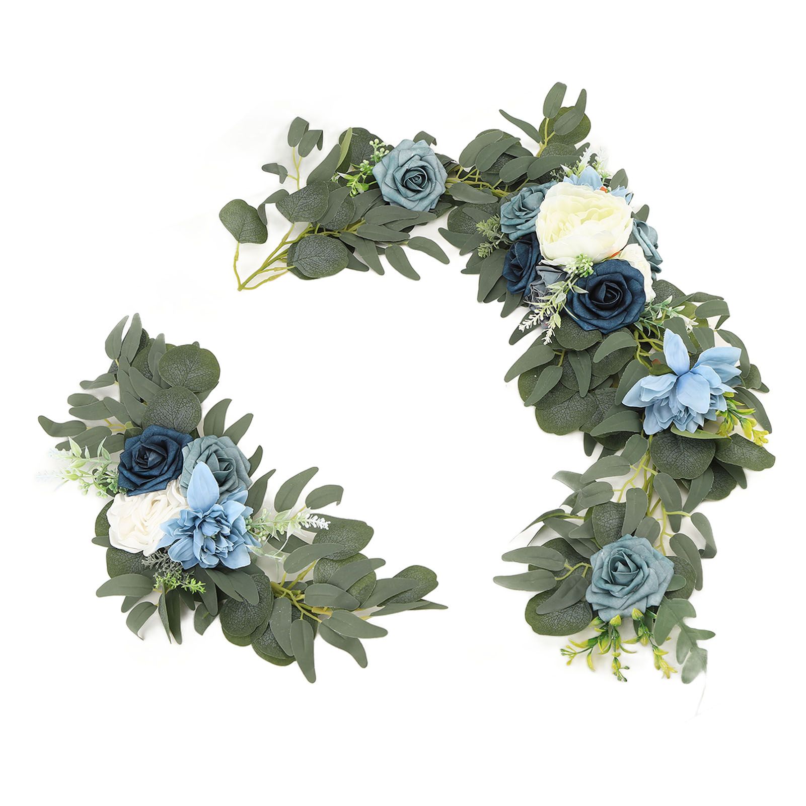 Faux Flower Swag Set Artificial Flower Arch Decor Wedding Welcome Reception Ceremony Signs Decorations 18058-HL - Image 6