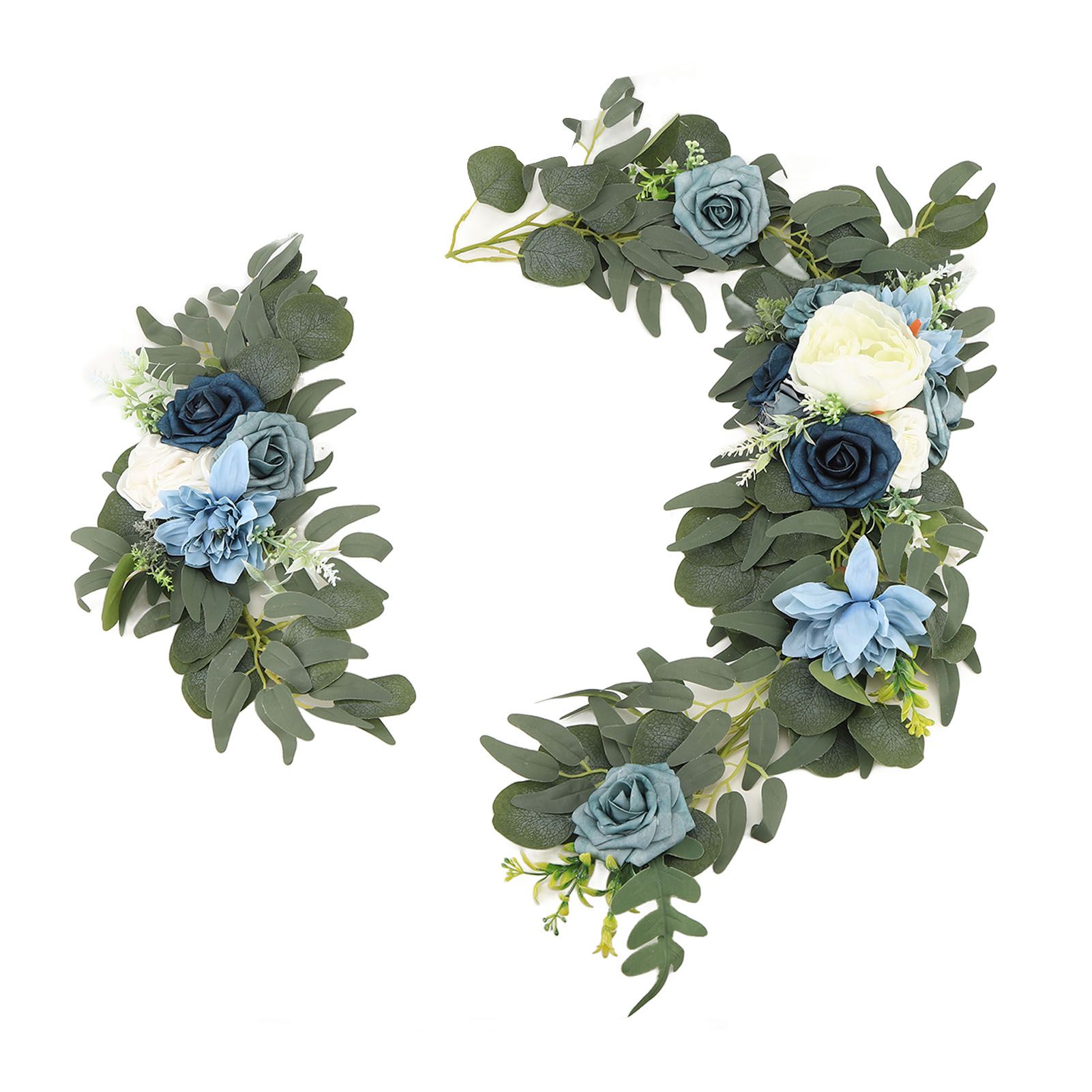 Faux Flower Swag Set Artificial Flower Arch Decor Wedding Welcome Reception Ceremony Signs Decorations 18058-HL - Image 7