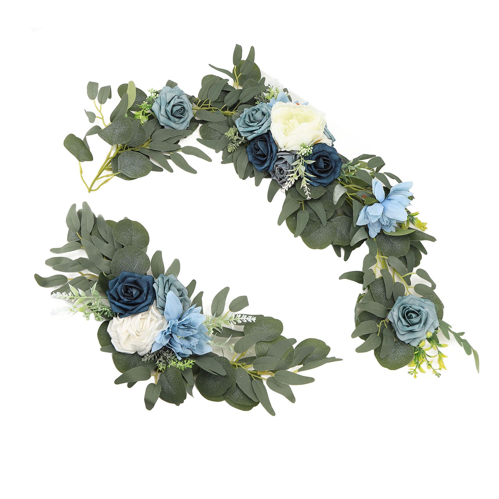 Faux Flower Swag Set Artificial Flower Arch Decor Wedding Welcome Reception Ceremony Signs Decorations 18058-HL - Image 8