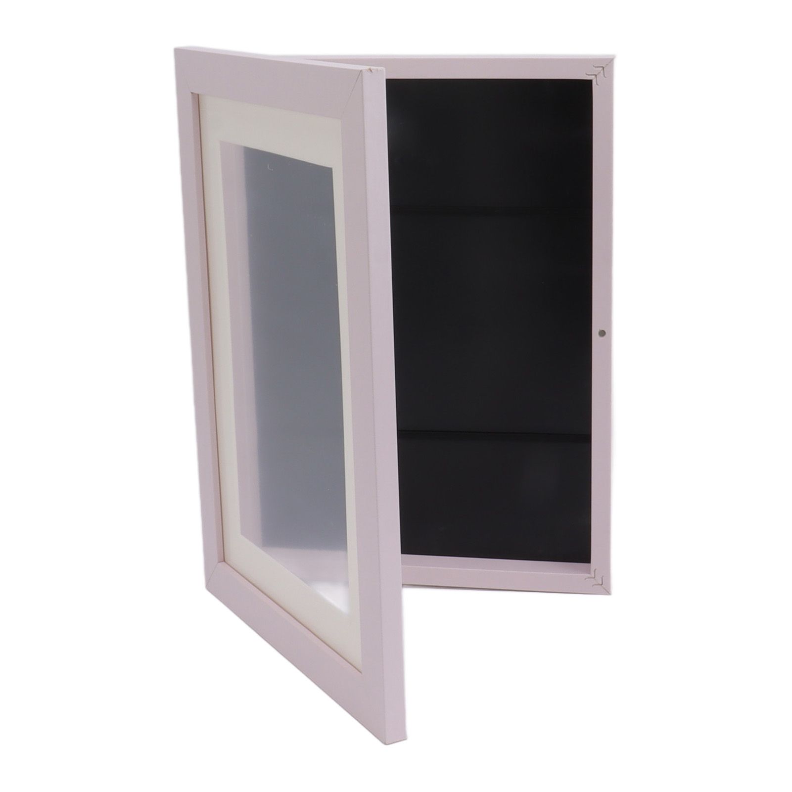 Kids Art Frame HDF Durable Magnetic Design Changeable Art Picture Frame with Storage Slot for Crafts Drawing Pink - Image 6