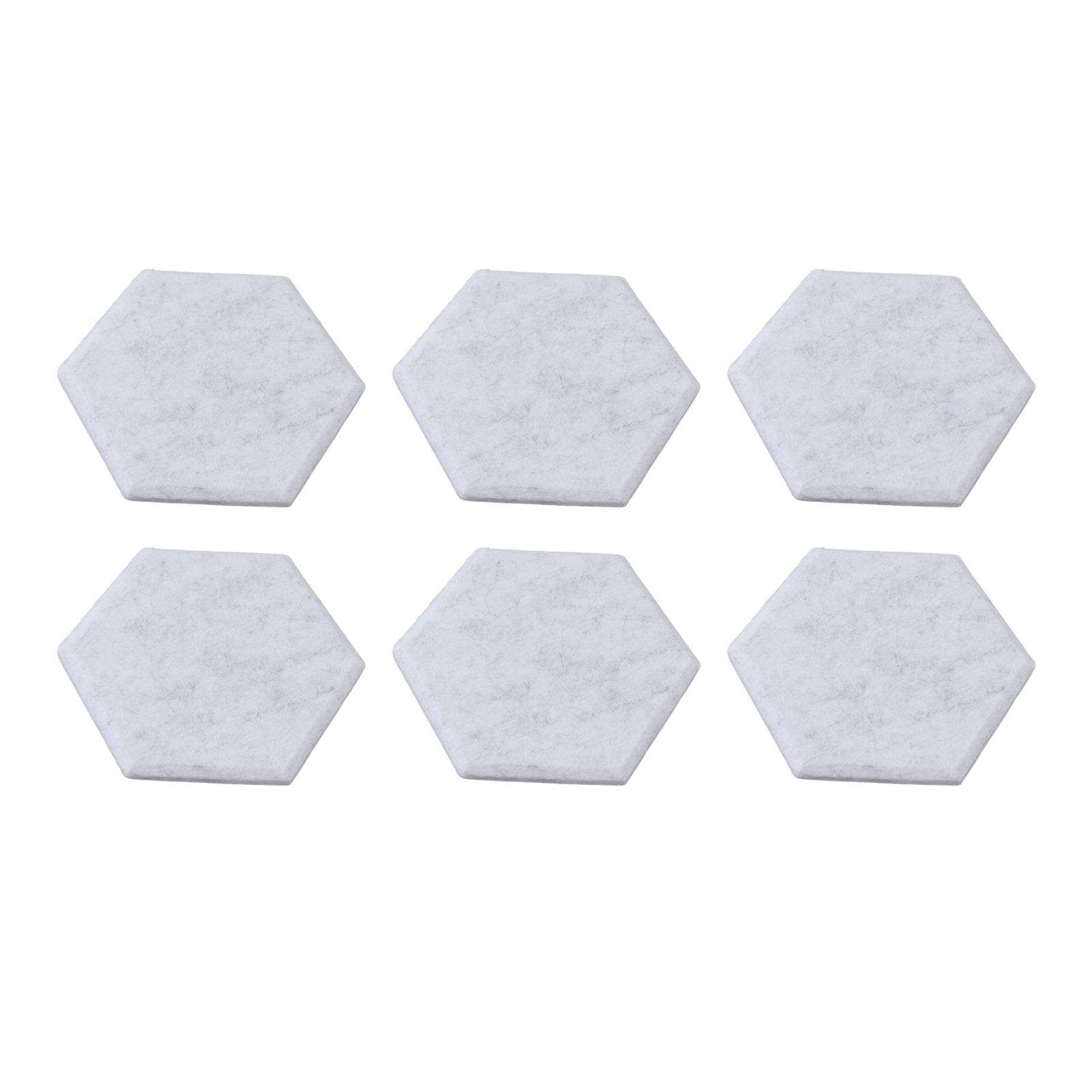 12PCS Hexagon Acoustic Panels High Density Sound Absorbing Panels Sound Proof Beveled Edge Wall Panels 14x12x7cm Silver Gray - Image 8