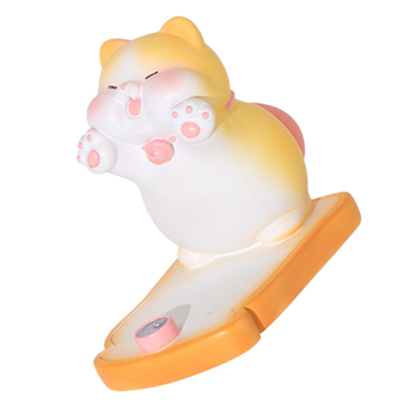 Cute Cat Cellphone Holder Resin Mini Portable Mobile Phone Stand Desk Ornament for Bedroom Office Ginger - Image 3
