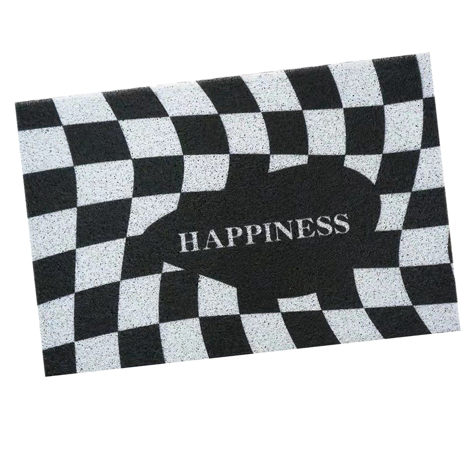 Checkerboard Kitchen Rugs Washable Hallway Entry Carpet Non Slip Entryway Runner Mat for Home Restaurant Office Black - Image 4