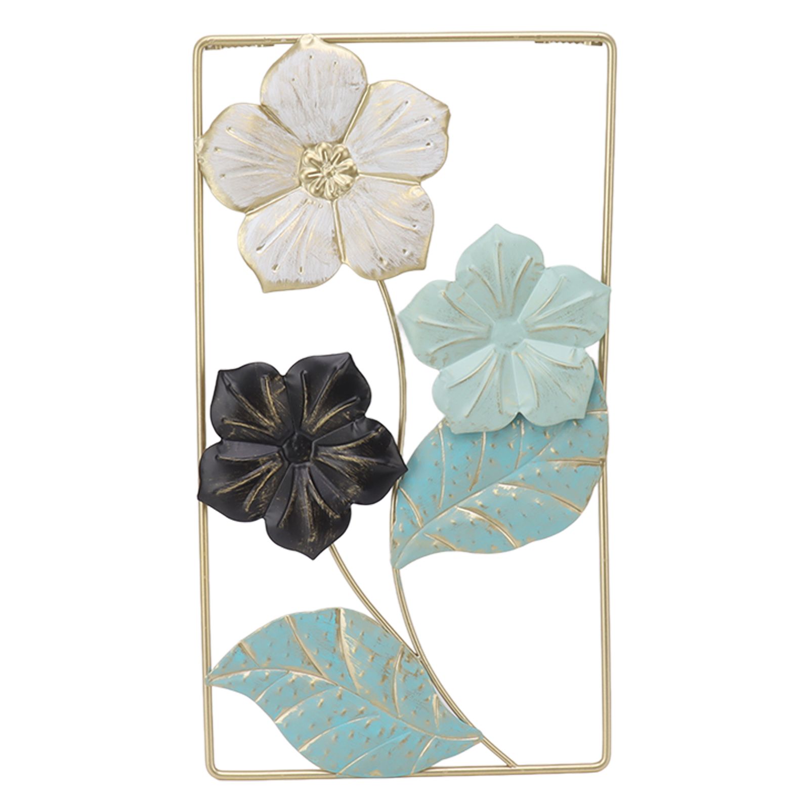 Wall Decoration TV Background Wall Pendant Wall Mounted Nordic Style Metal Flower Decor for Living Room Decoration - Image 1