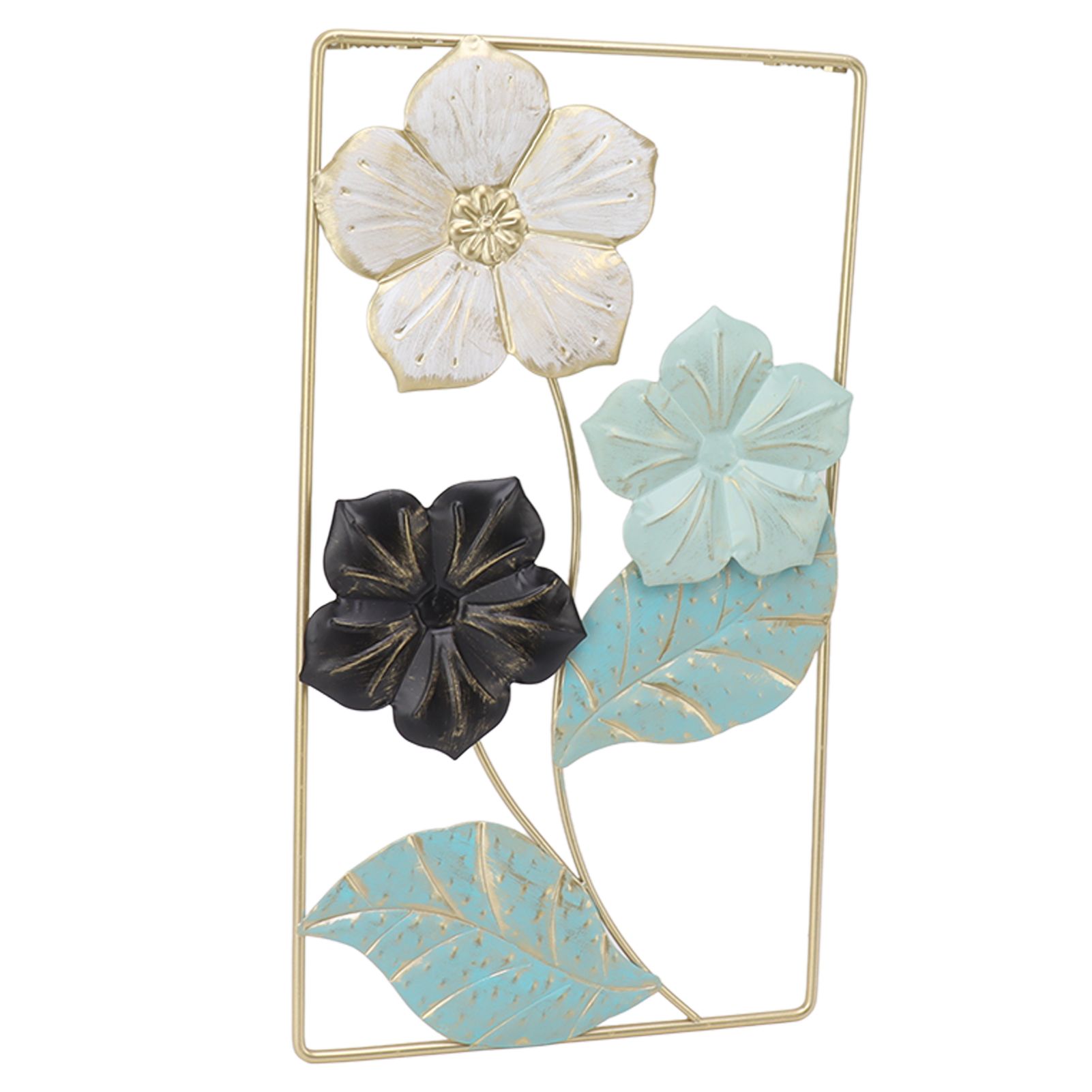 Wall Decoration TV Background Wall Pendant Wall Mounted Nordic Style Metal Flower Decor for Living Room Decoration - Image 2