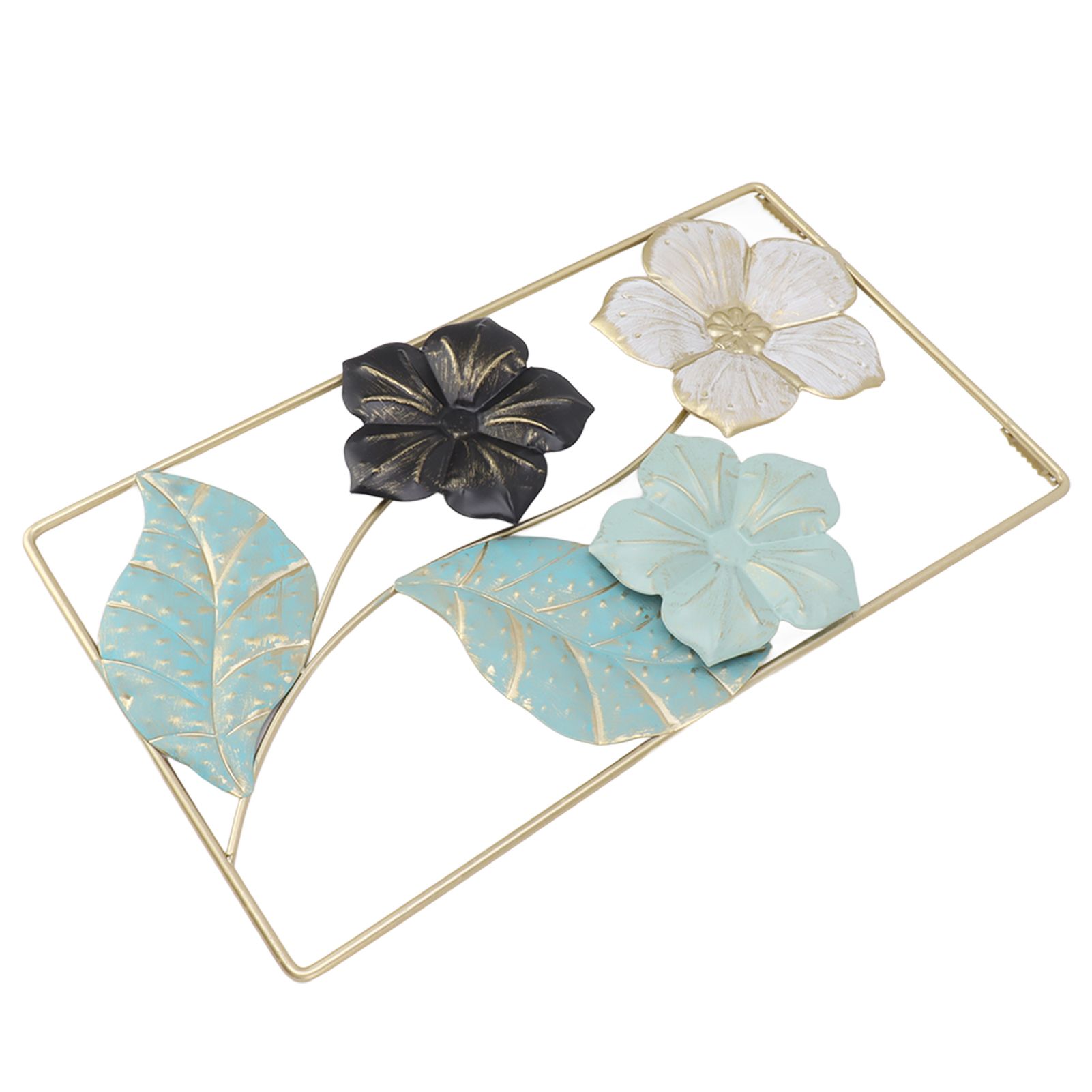 Wall Decoration TV Background Wall Pendant Wall Mounted Nordic Style Metal Flower Decor for Living Room Decoration - Image 4