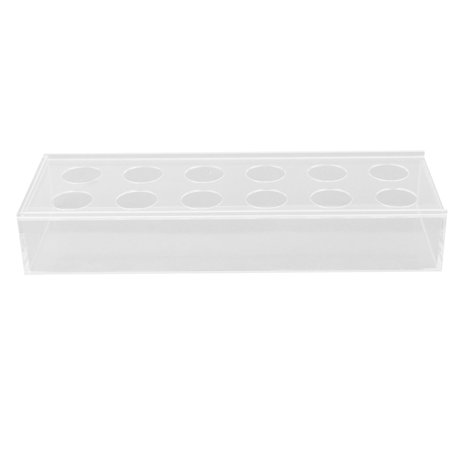 Rectangular Floral Centerpiece Clear Acrylic Flower Vase for Dining Table Wedding Party Home 12 Hole - Image 2