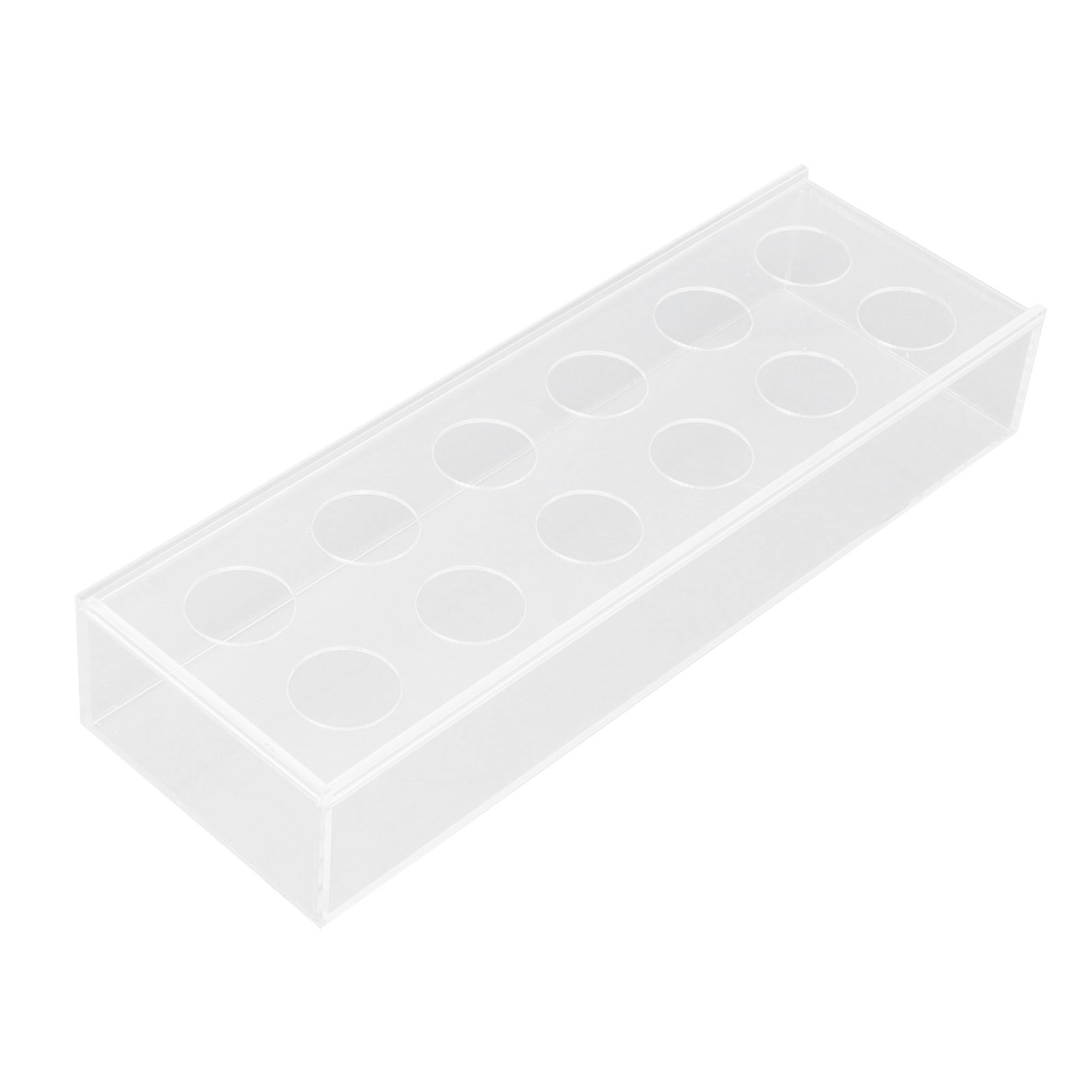 Rectangular Floral Centerpiece Clear Acrylic Flower Vase for Dining Table Wedding Party Home 12 Hole - Image 4