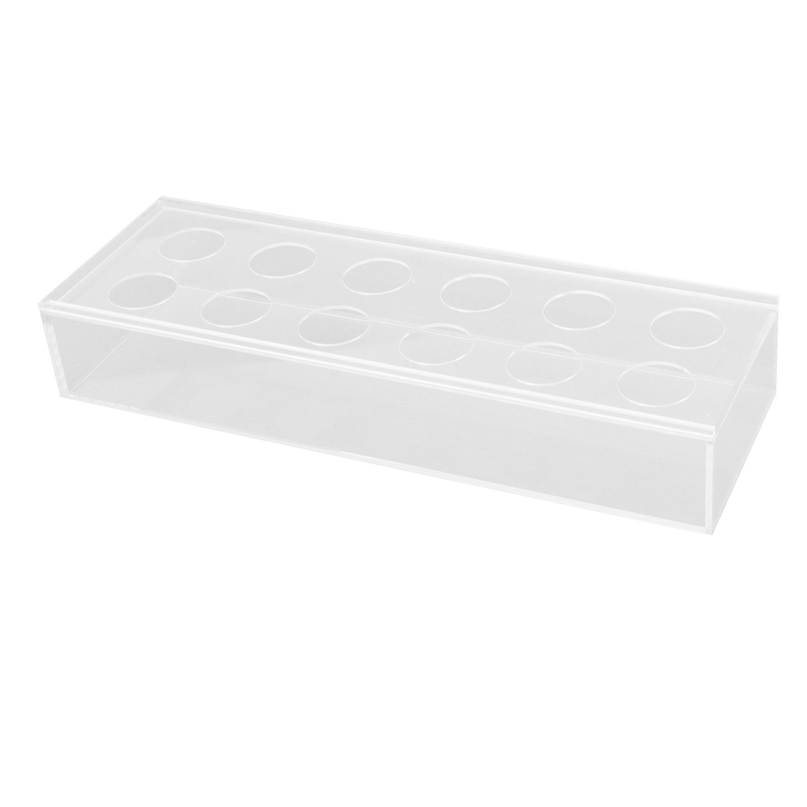 Rectangular Floral Centerpiece Clear Acrylic Flower Vase for Dining Table Wedding Party Home 12 Hole - Image 5