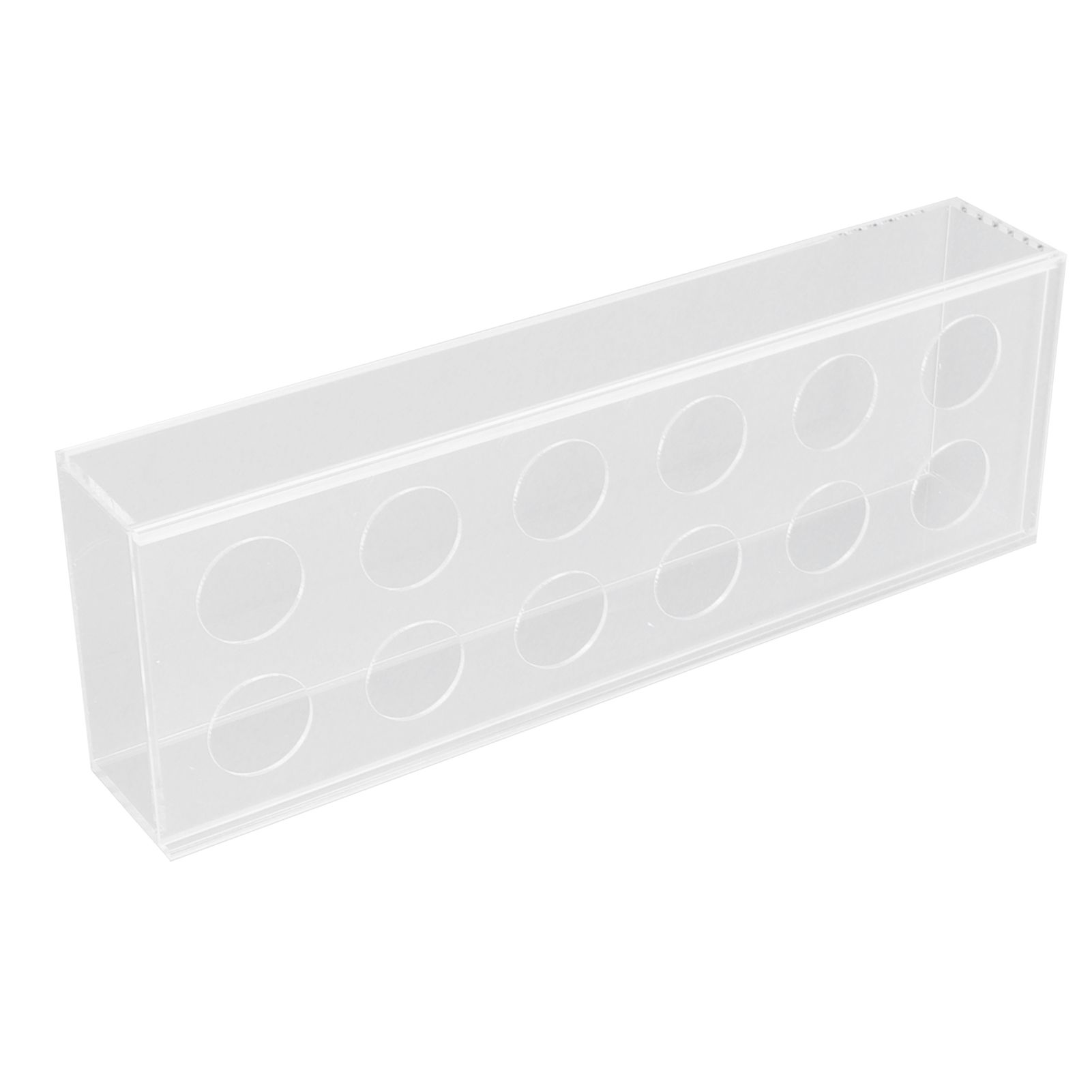 Rectangular Floral Centerpiece Clear Acrylic Flower Vase for Dining Table Wedding Party Home 12 Hole - Image 7