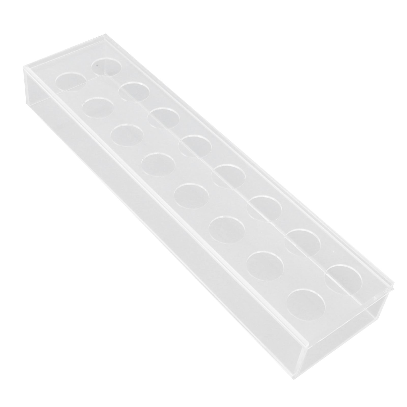 Rectangular Floral Centerpiece Clear Acrylic Flower Vase for Dining Table Wedding Party Home 16 Hole - Image 2