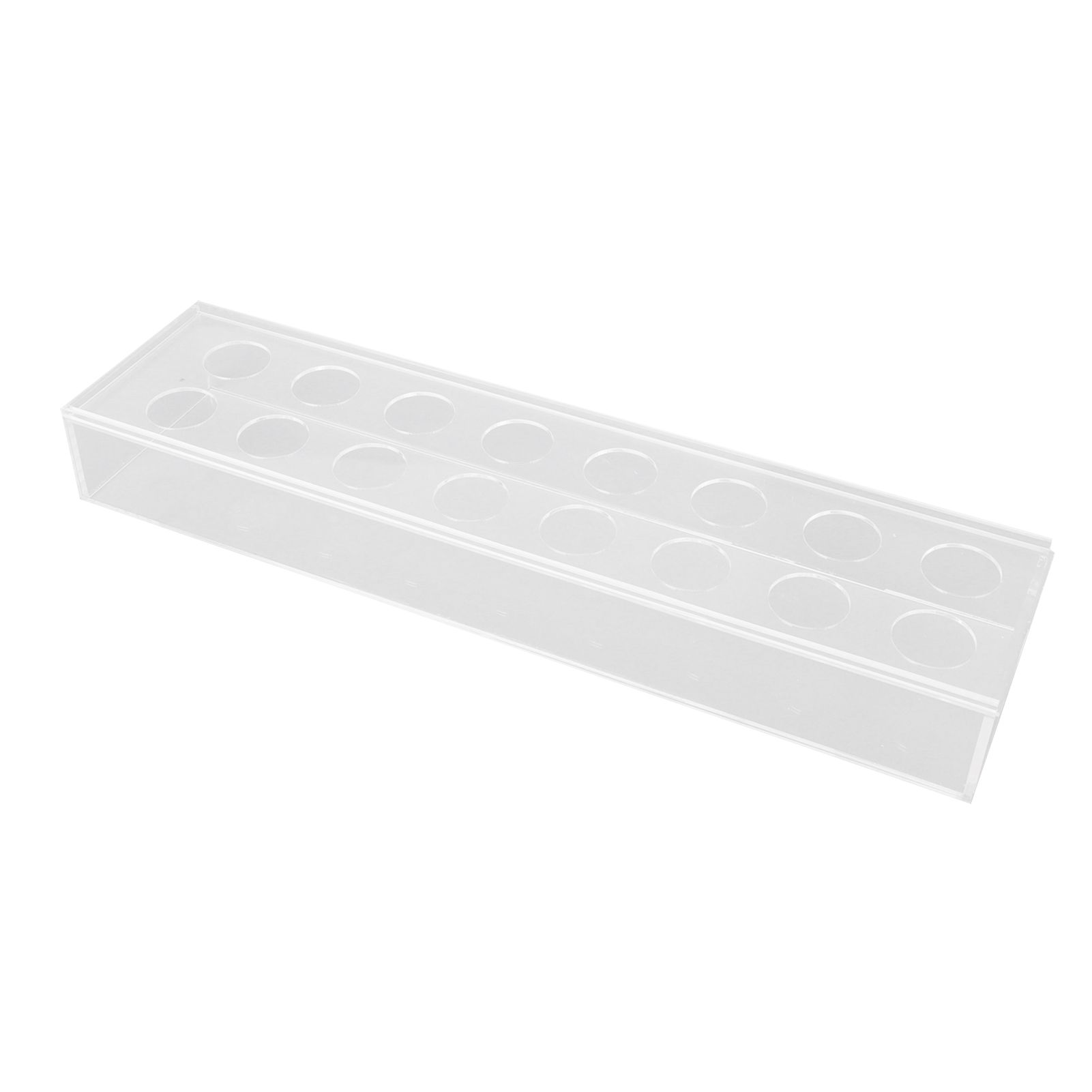 Rectangular Floral Centerpiece Clear Acrylic Flower Vase for Dining Table Wedding Party Home 16 Hole - Image 3