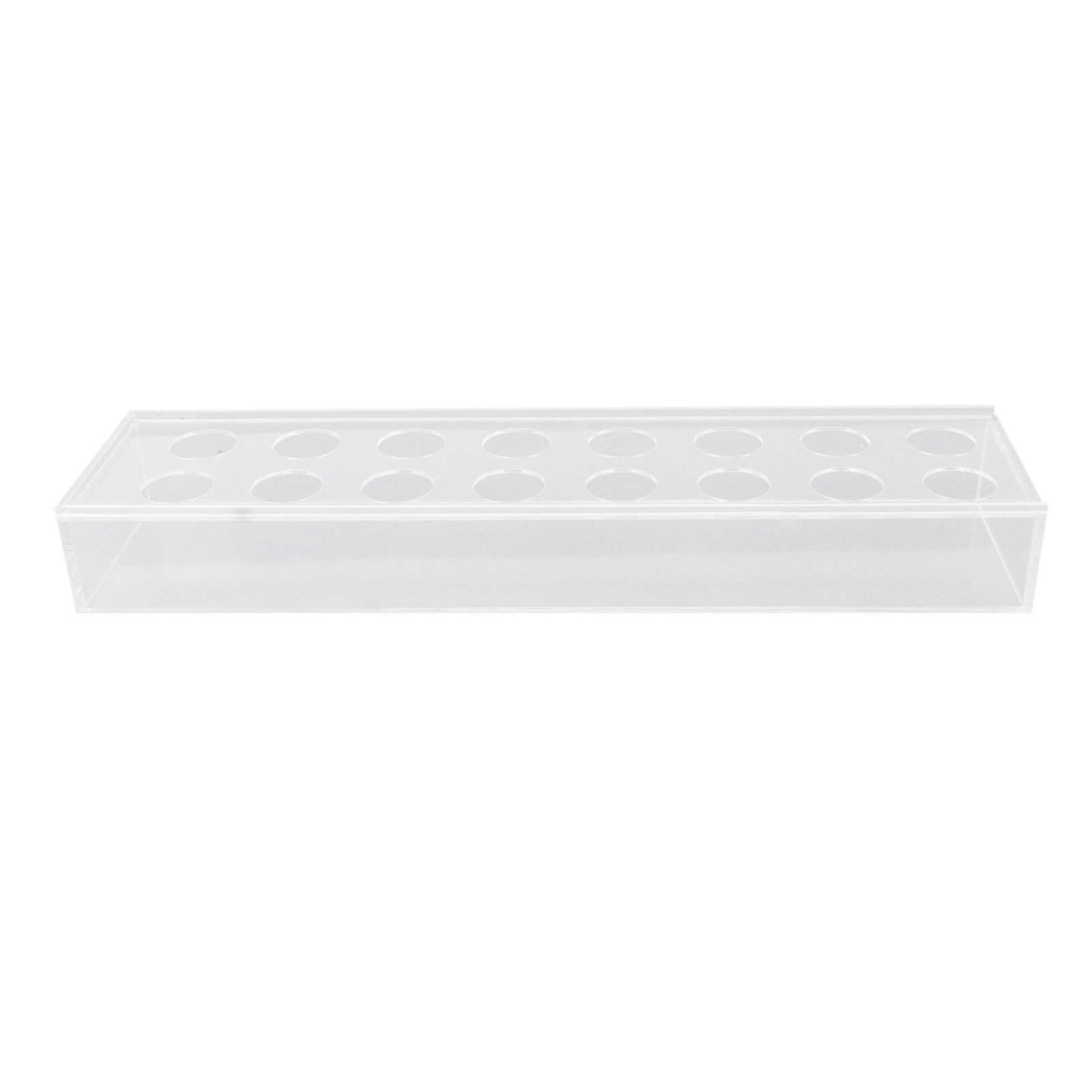 Rectangular Floral Centerpiece Clear Acrylic Flower Vase for Dining Table Wedding Party Home 16 Hole - Image 4