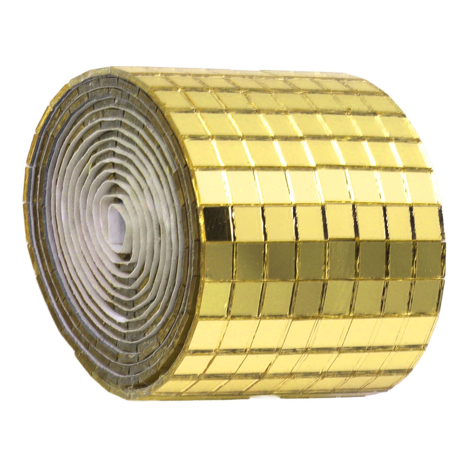 1600Pcs Self Adhesive Mirror Mosaic Sheet Adhesive Mosaic Square Glass Tile Sticker for Home Decorating Gold - Image 5