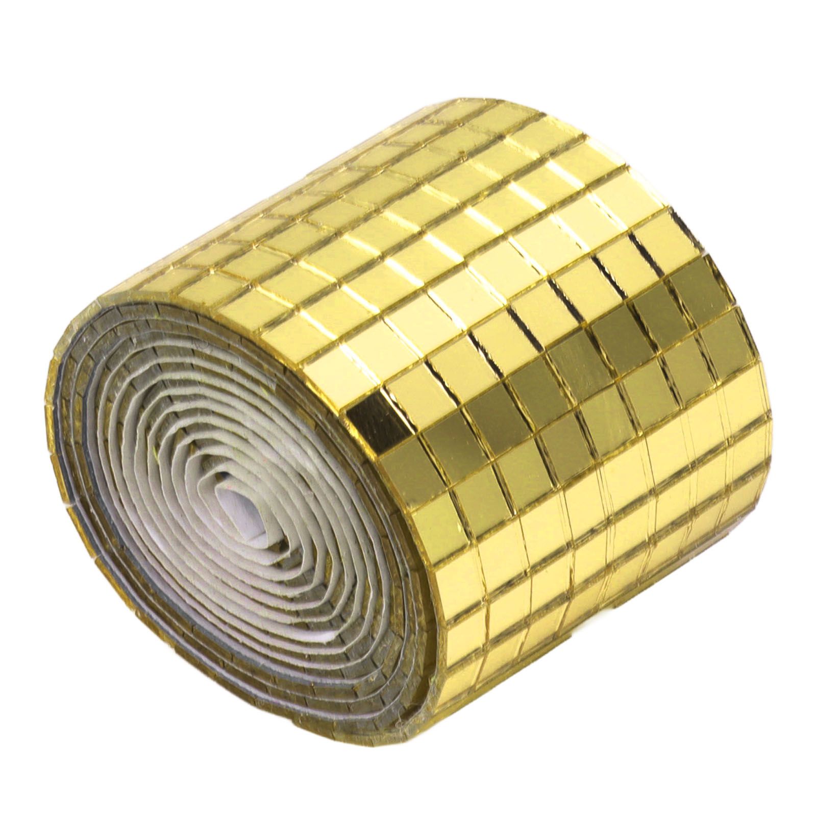 1600Pcs Self Adhesive Mirror Mosaic Sheet Adhesive Mosaic Square Glass Tile Sticker for Home Decorating Gold - Image 8