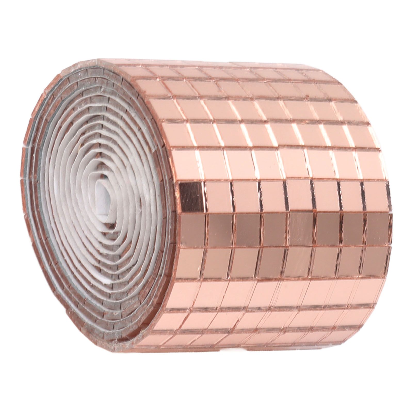 1600Pcs Self Adhesive Mirror Mosaic Sheet Adhesive Mosaic Square Glass Tile Sticker for Home Decorating Rose Gold - Image 5