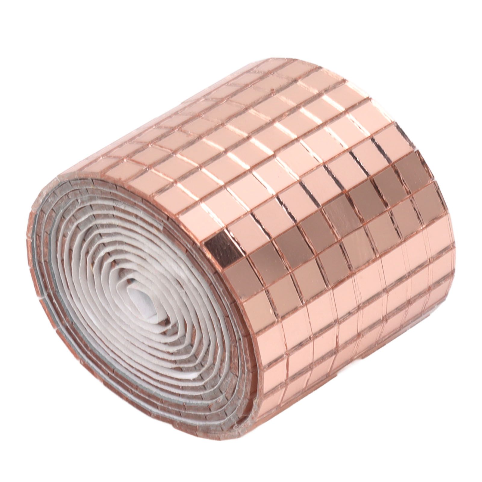 1600Pcs Self Adhesive Mirror Mosaic Sheet Adhesive Mosaic Square Glass Tile Sticker for Home Decorating Rose Gold - Image 8
