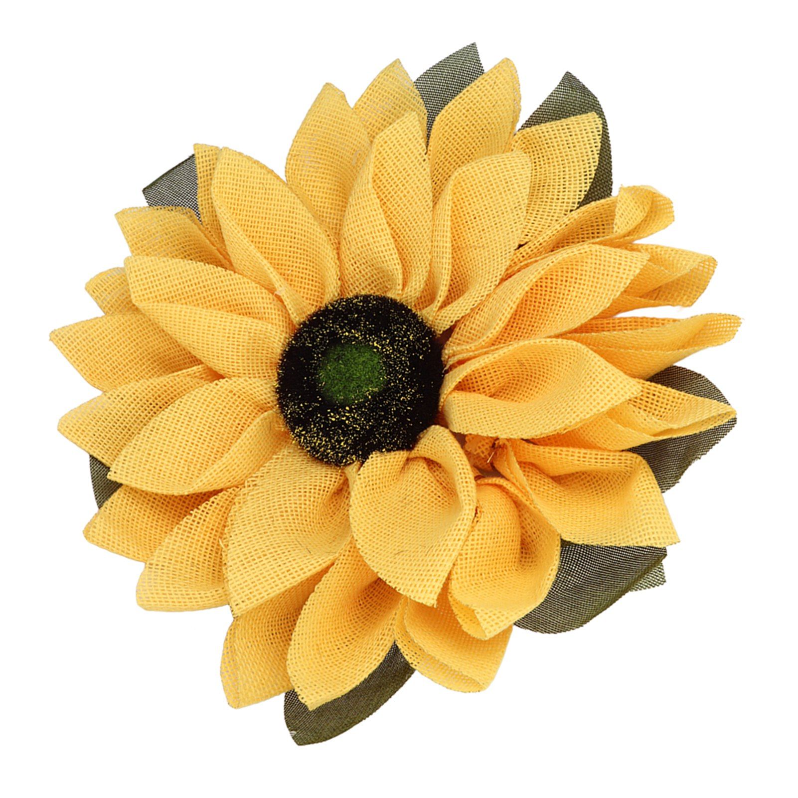 Sunflower Wreath for Front Door Round Artificial Yellow Sunflower Wreath for Front Door Window Party Home Decor 15.7in - Image 7
