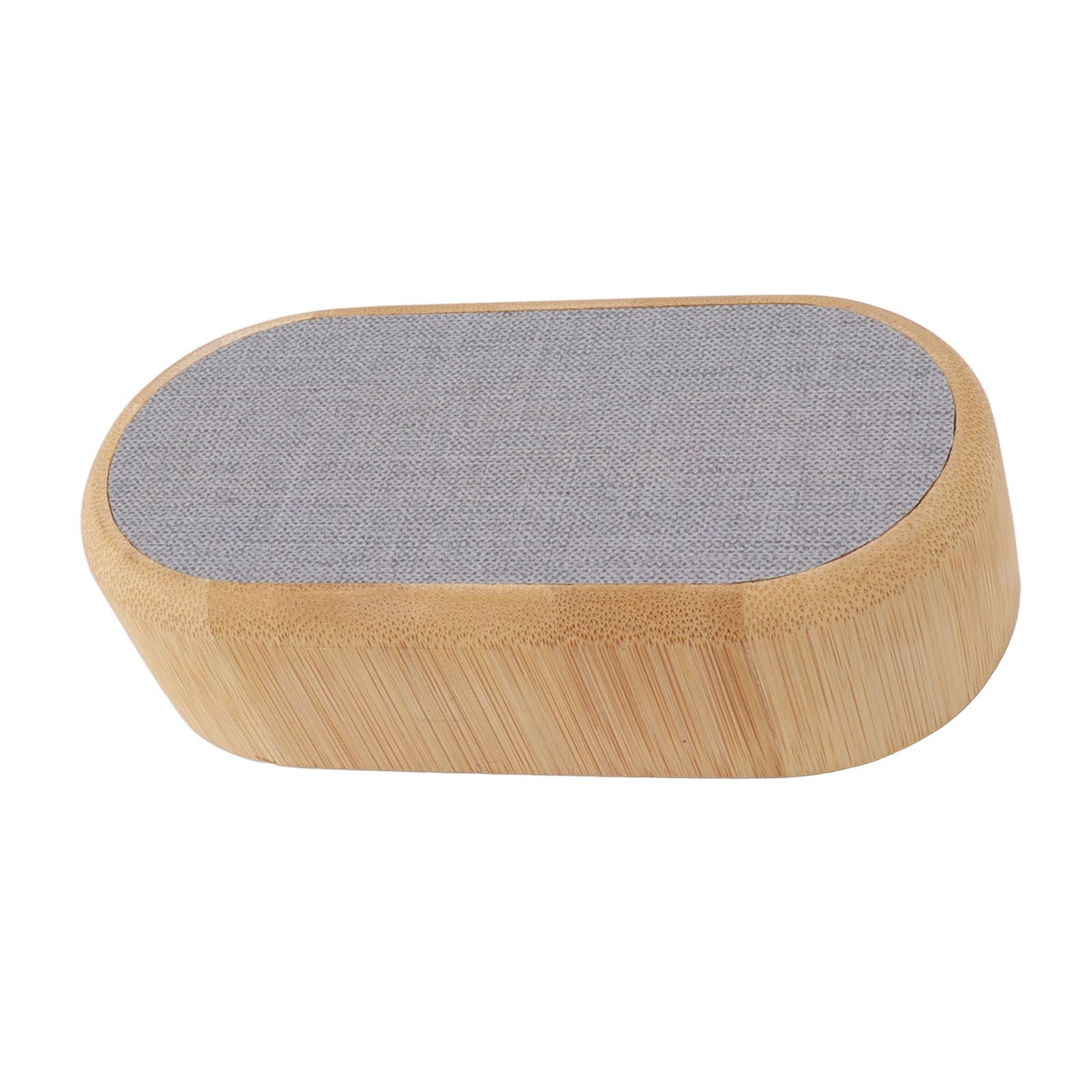 Wooden Alarm Clock Digital Voice Control LED Glowing USB Plug in Electronic Alarm Clock Home Decoration - Image 8