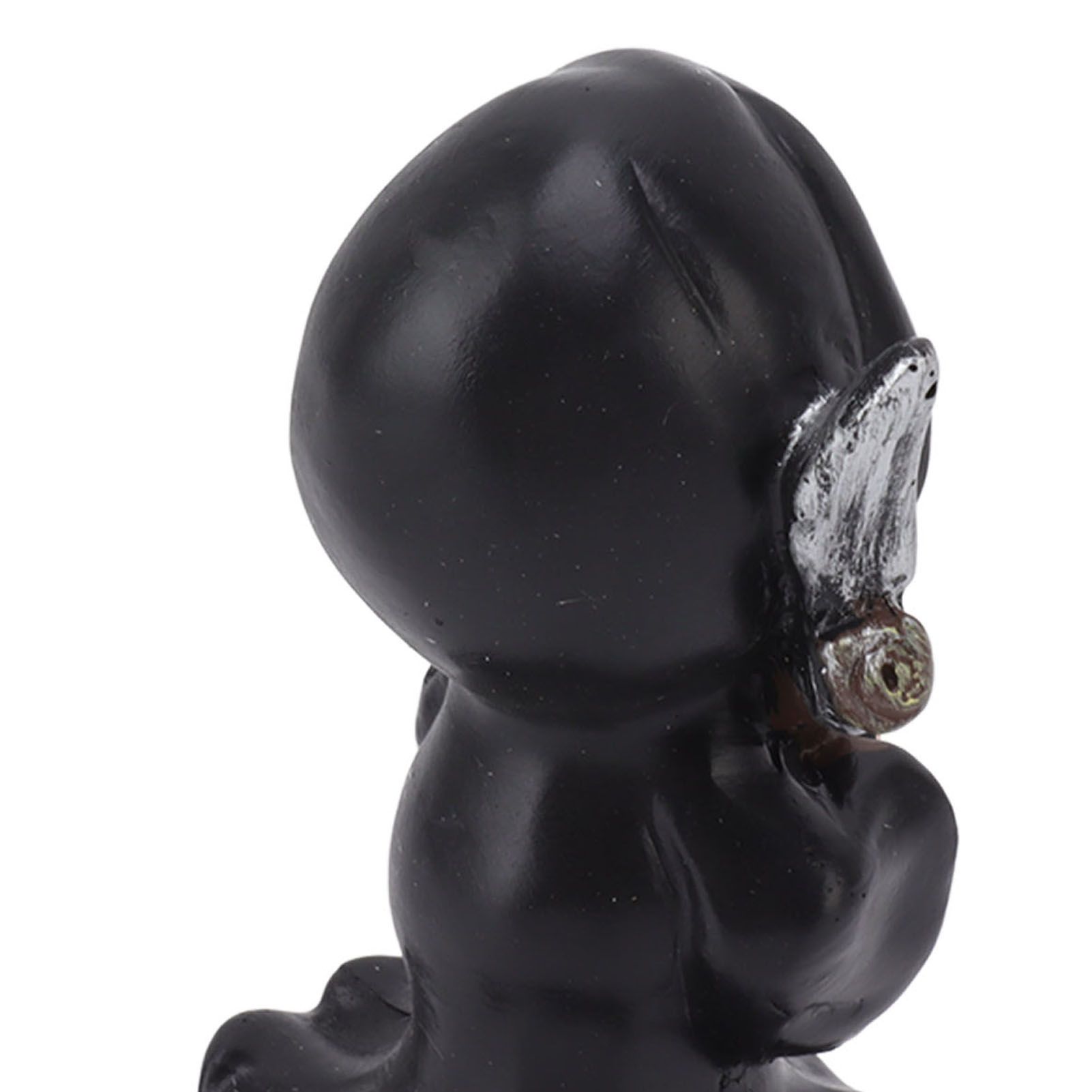 Grim Reaper Sculpture Resin Gothic Desktop Statue Figurine Decoration with Sickle for Halloween Party Stand - Image 2