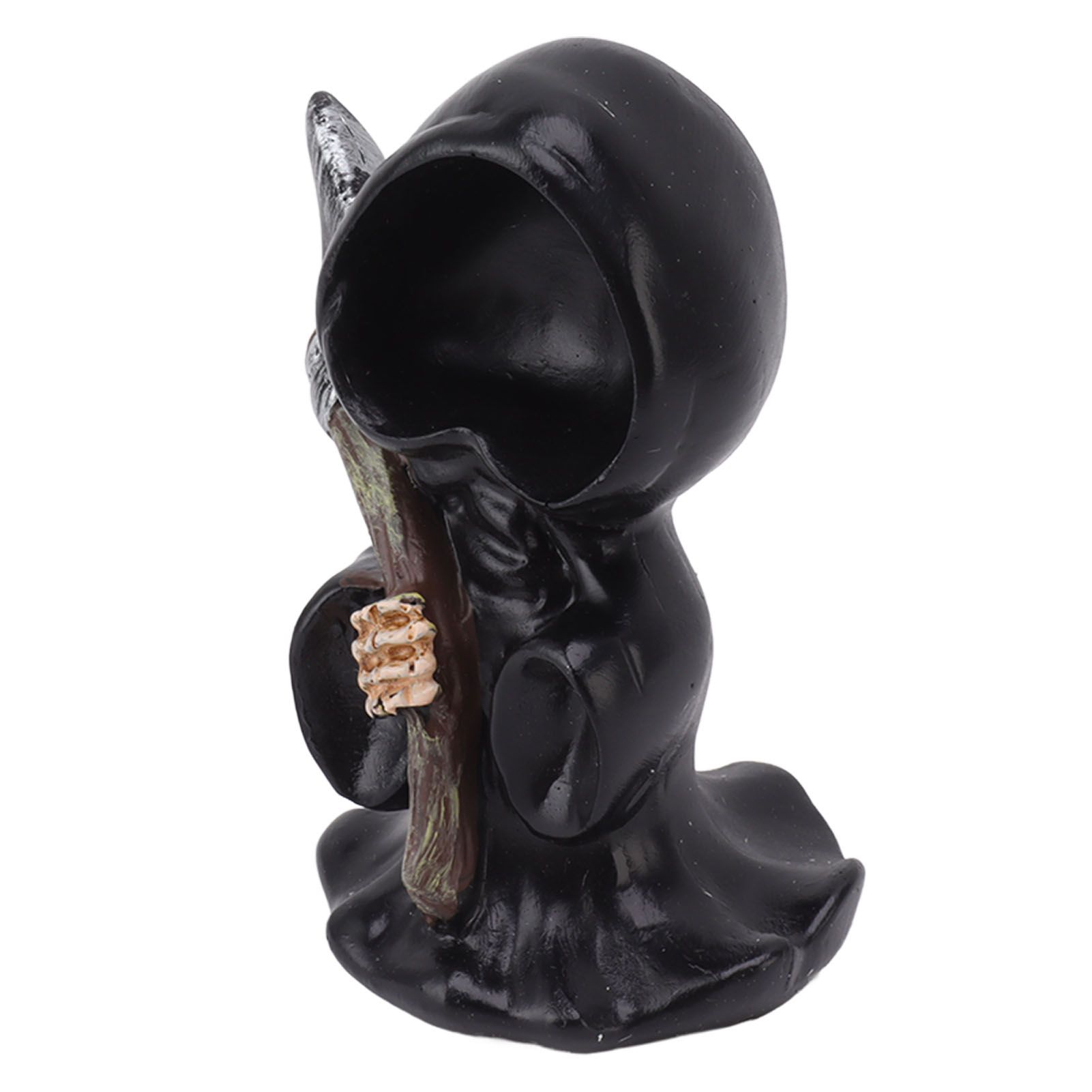 Grim Reaper Sculpture Resin Gothic Desktop Statue Figurine Decoration with Sickle for Halloween Party Stand - Image 5