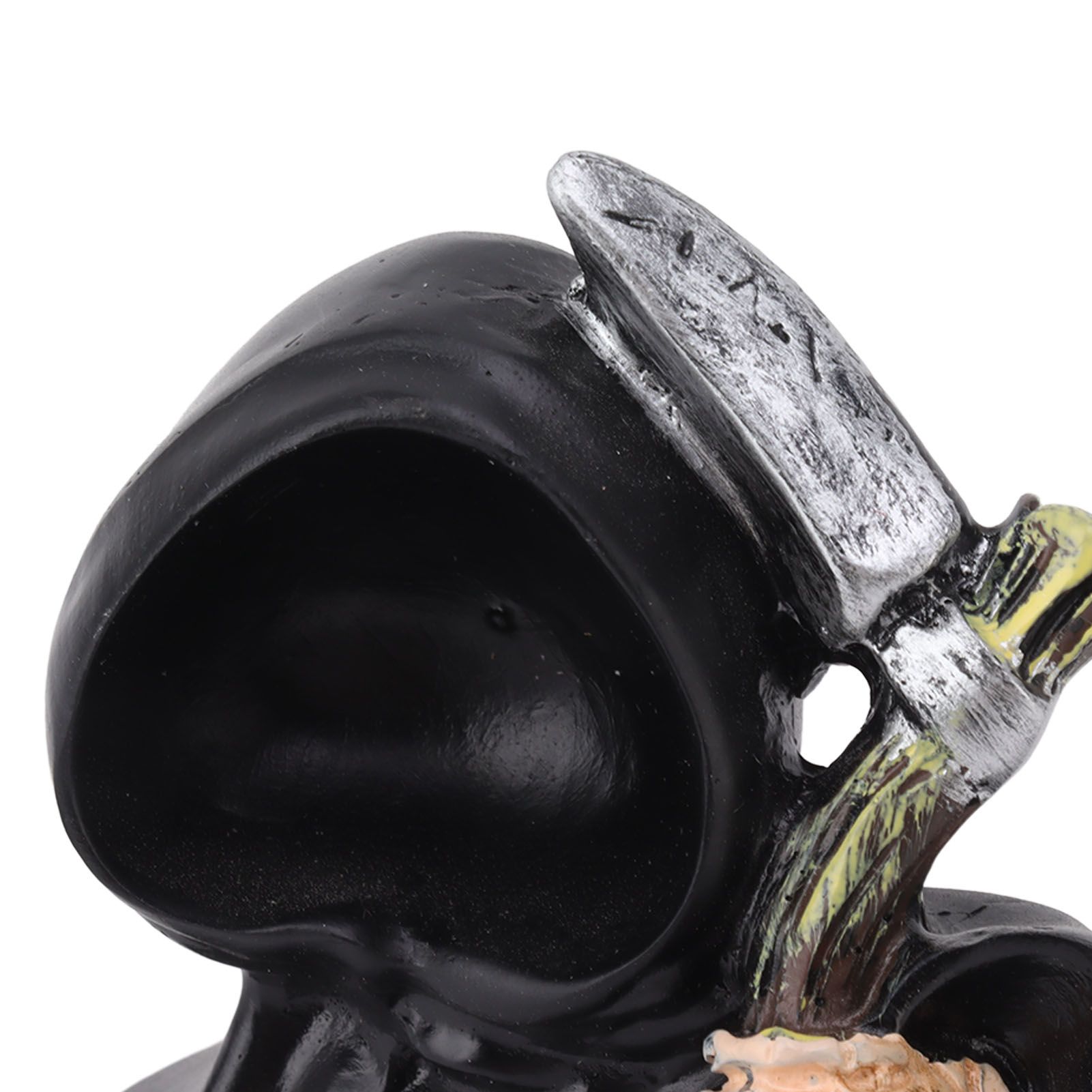 Grim Reaper Sculpture Resin Gothic Desktop Statue Figurine Decoration with Sickle for Halloween Party Lie Down - Image 2