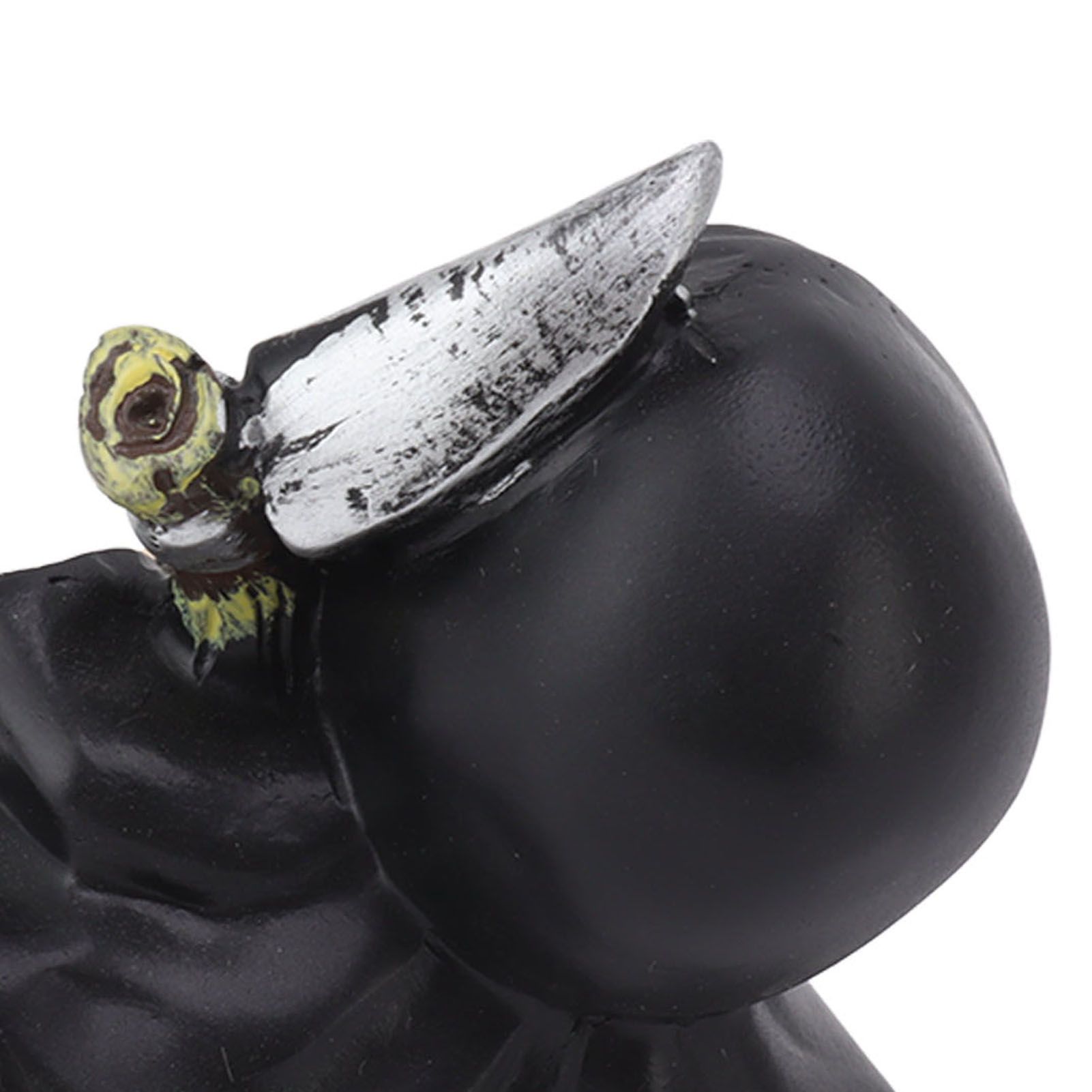 Grim Reaper Sculpture Resin Gothic Desktop Statue Figurine Decoration with Sickle for Halloween Party Lie Down - Image 3