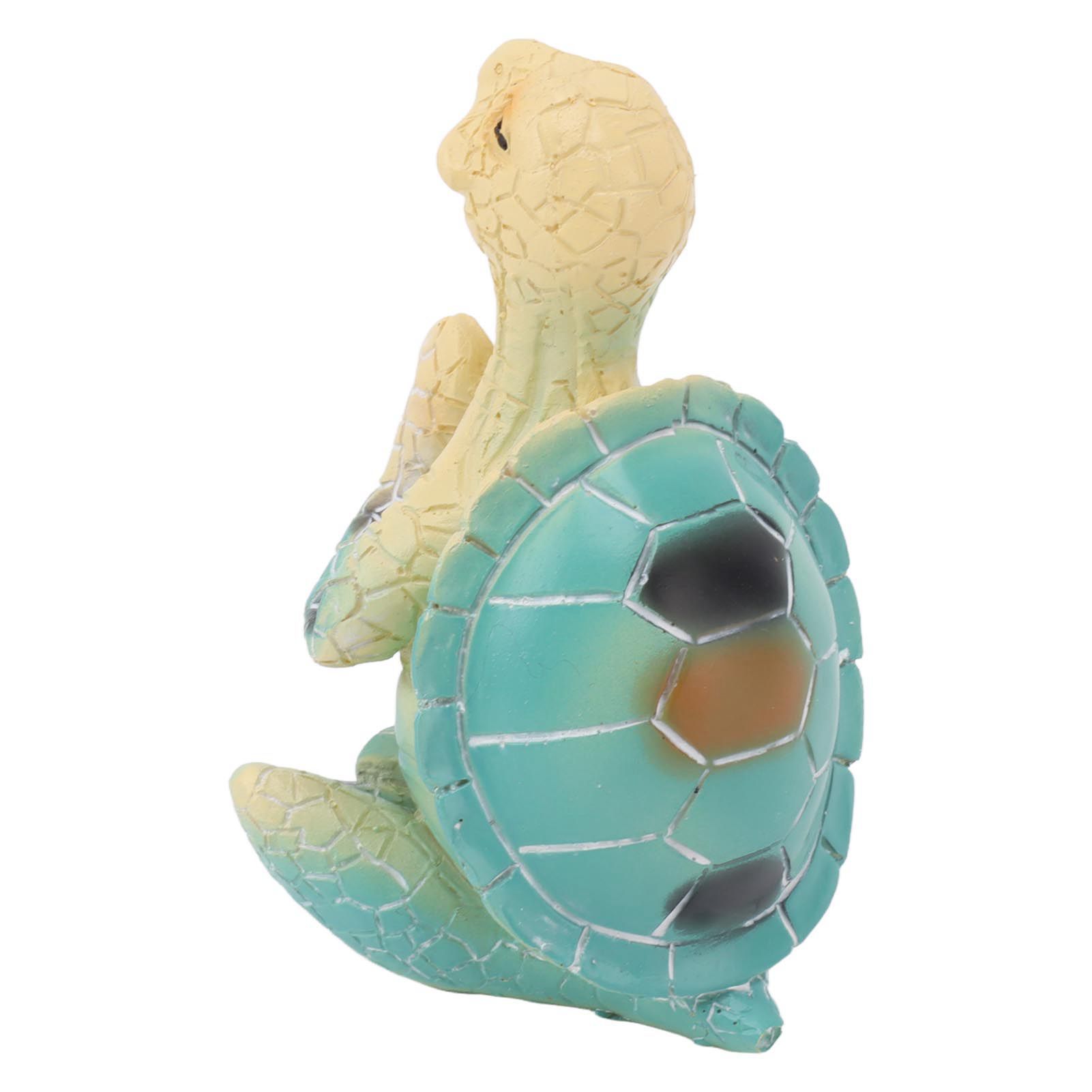 Sea Turtle Yoga Figurine Decoration Summer Meditating Decor Spring Garden Resin Handicraft - Image 5