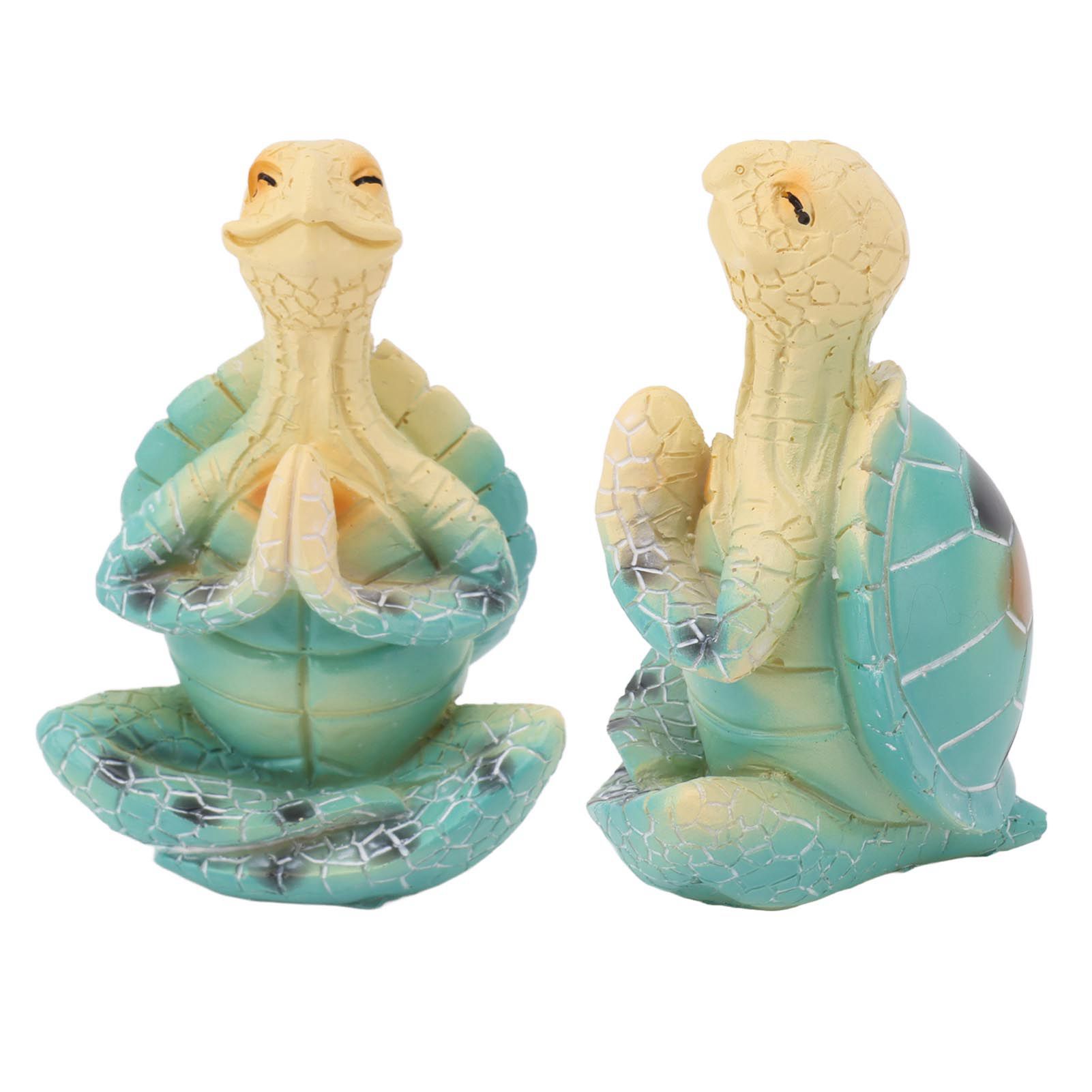Sea Turtle Yoga Figurine Decoration Summer Meditating Decor Spring Garden Resin Handicraft - Image 8