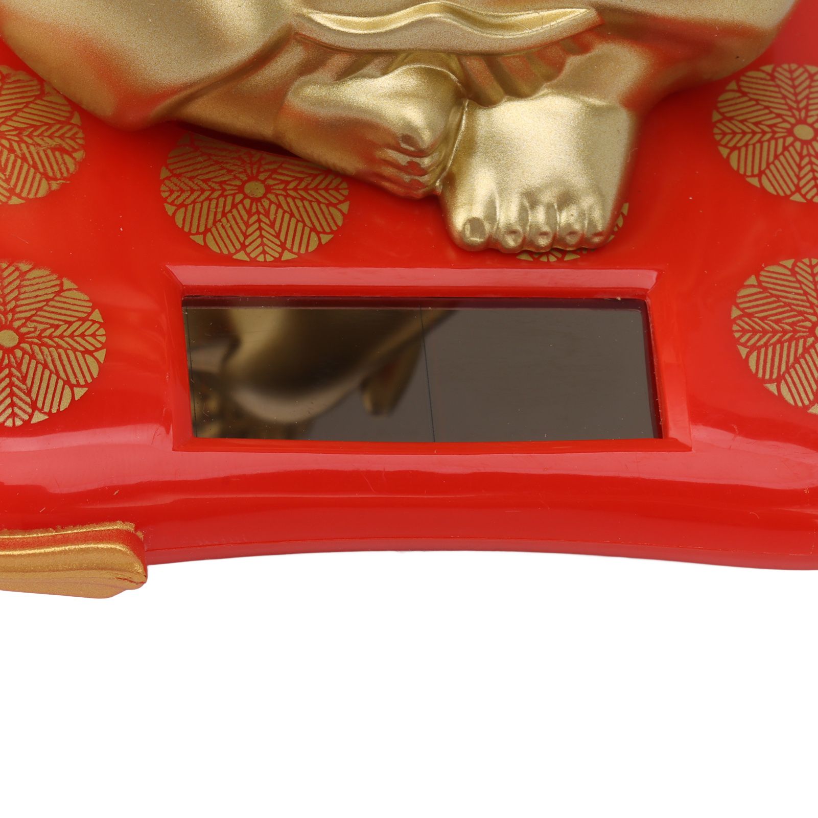 Ganesha Elephant God Statues Solar Powered Indian Ganesha Idol Figurine for Car Dashboard Home Decor Crafts Gold - Image 4