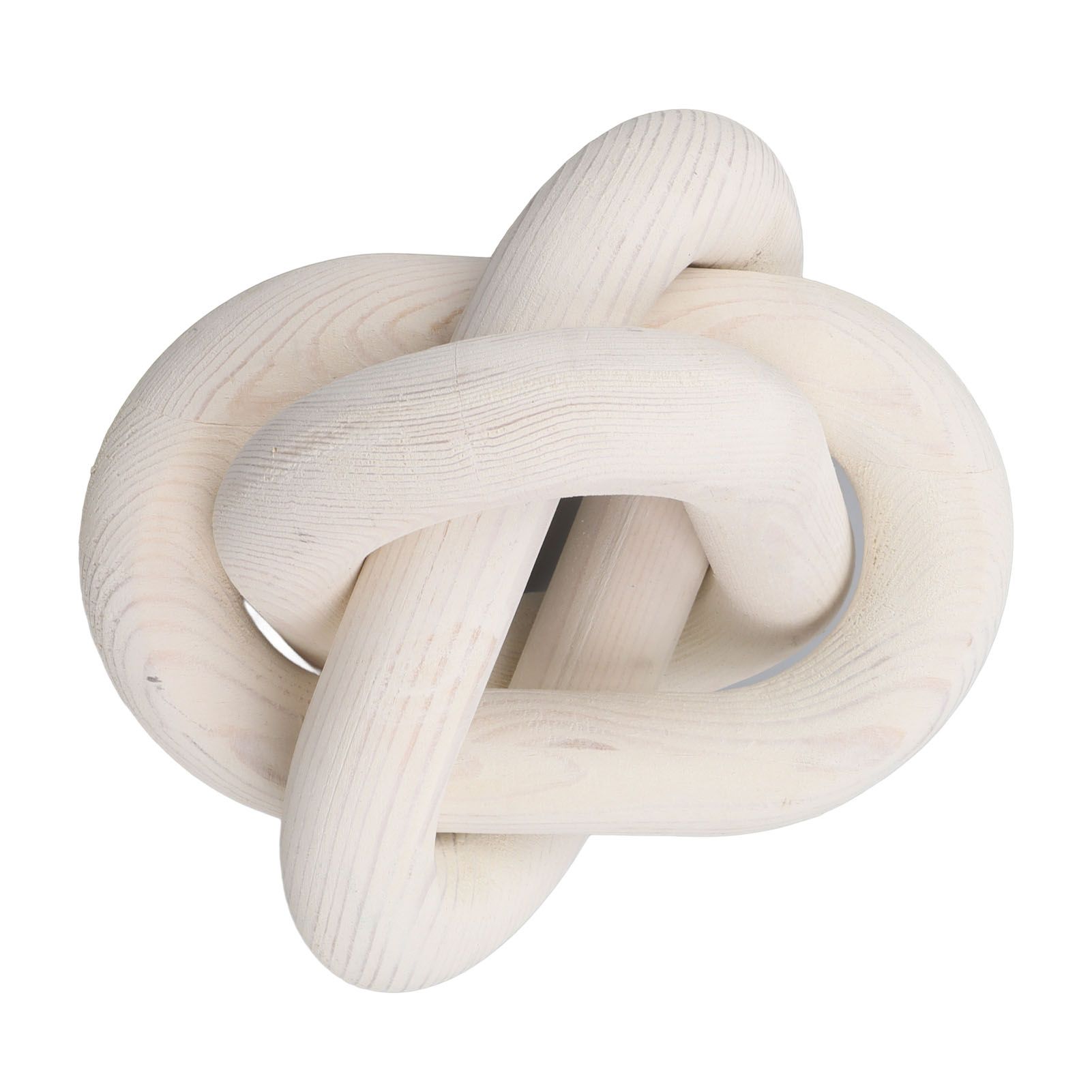 Decorative Wood Chain 3 Link Wood Chain Link Decorations for Home Living Room Coffee Shop White - Image 2