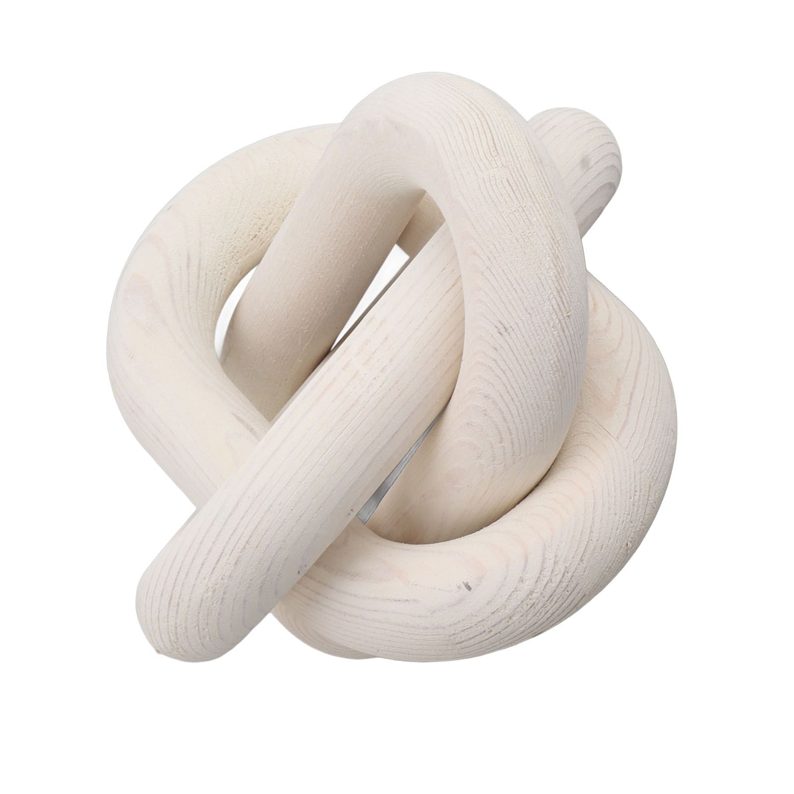 Decorative Wood Chain 3 Link Wood Chain Link Decorations for Home Living Room Coffee Shop White - Image 4