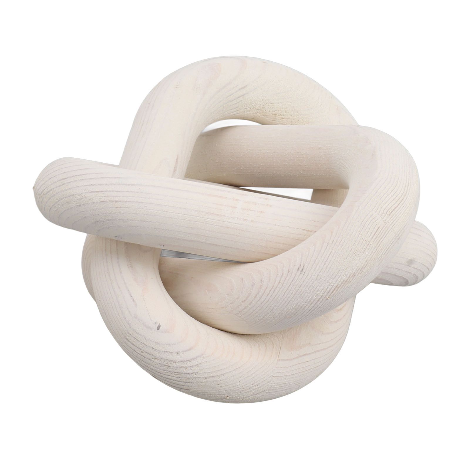 Decorative Wood Chain 3 Link Wood Chain Link Decorations for Home Living Room Coffee Shop White - Image 5