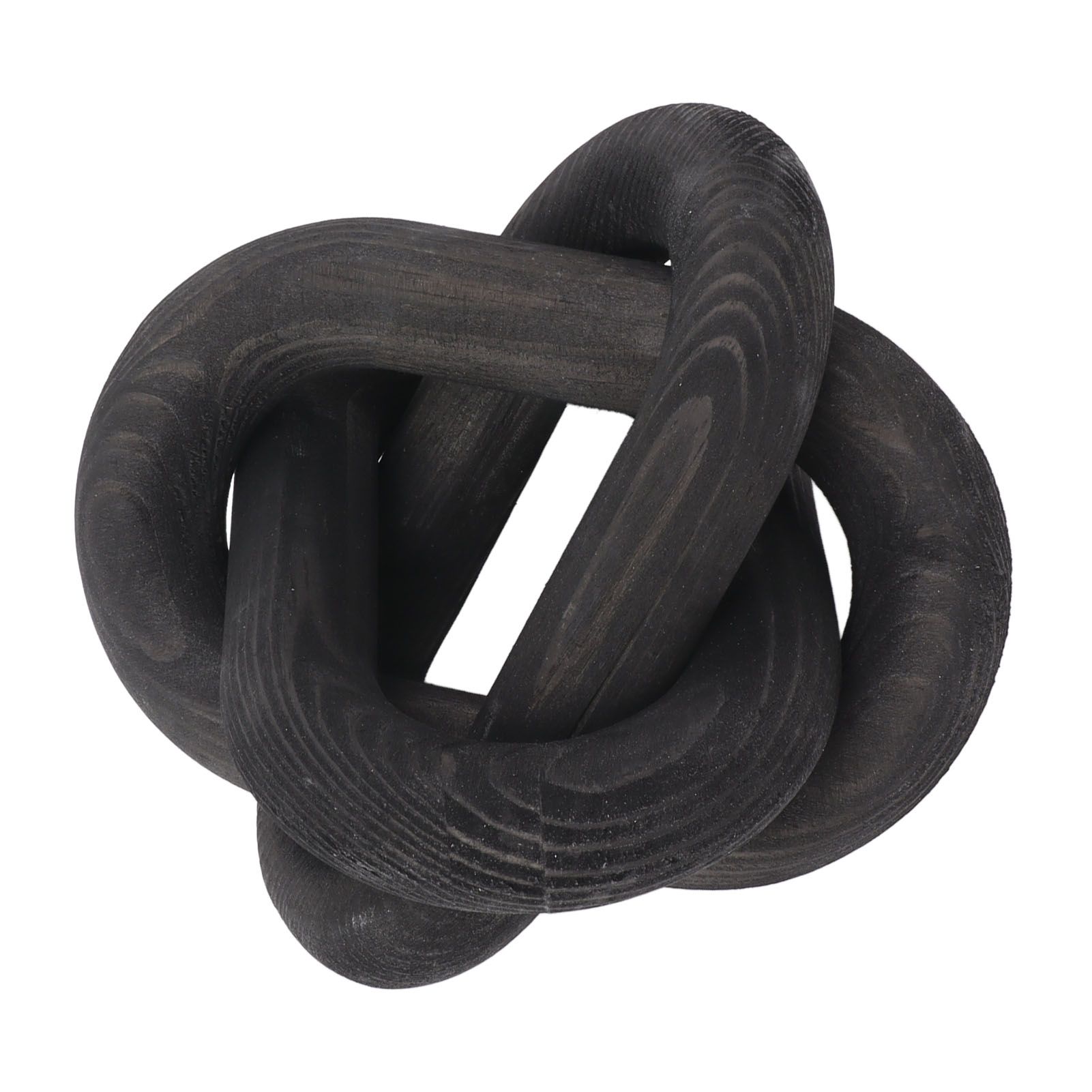 Decorative Wood Chain 3 Link Wood Chain Link Decorations for Home Living Room Coffee Shop Black - Image 3