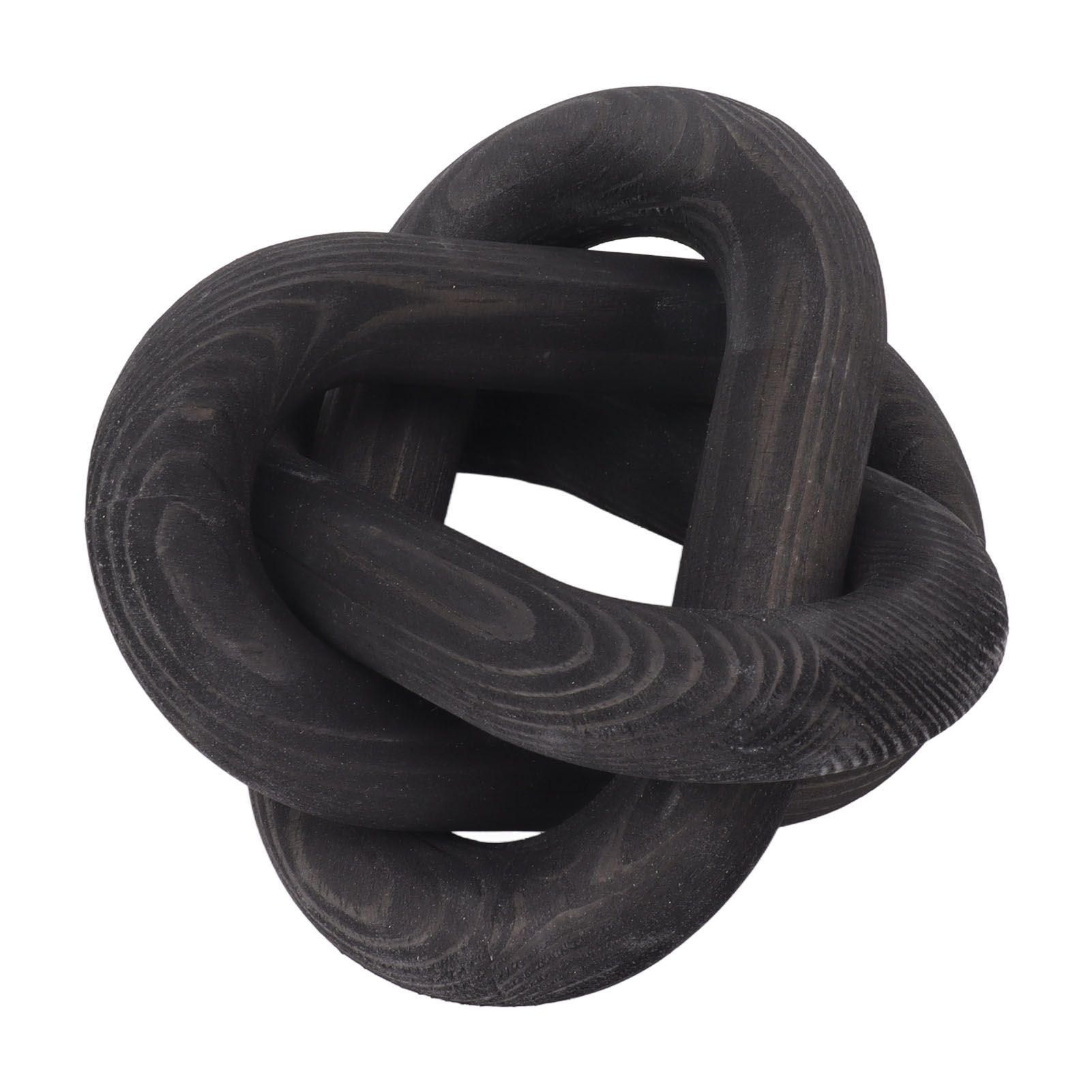 Decorative Wood Chain 3 Link Wood Chain Link Decorations for Home Living Room Coffee Shop Black - Image 5