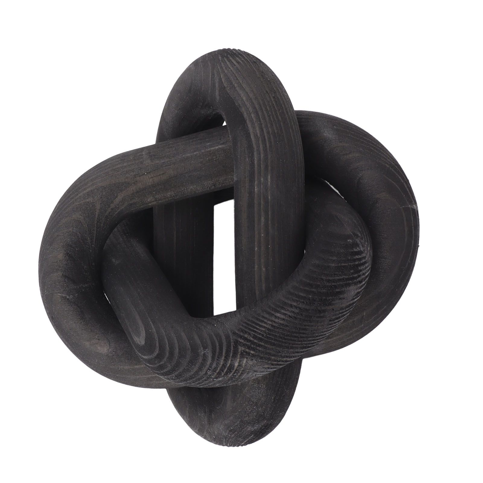 Decorative Wood Chain 3 Link Wood Chain Link Decorations for Home Living Room Coffee Shop Black - Image 7