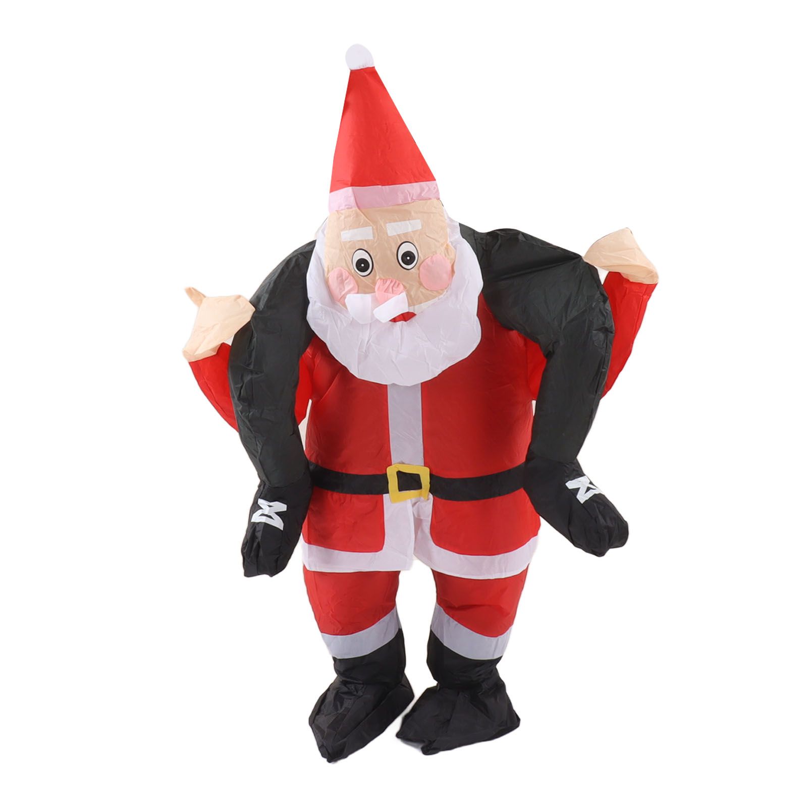 Santa Costume Funny Father Christmas Riding Inflatable Show Party Cosplay Role Playing Props Teenager(120‑140cm) - Image 7