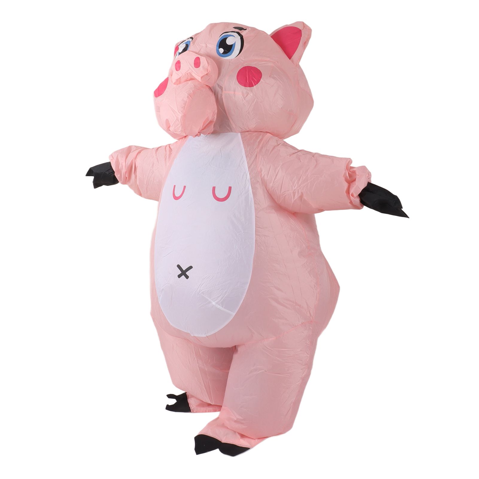 Inflatable Costume Pink Pig Blow Up Halloween Cosplay Dress Jumpsuit Costume For Adults - Image 2