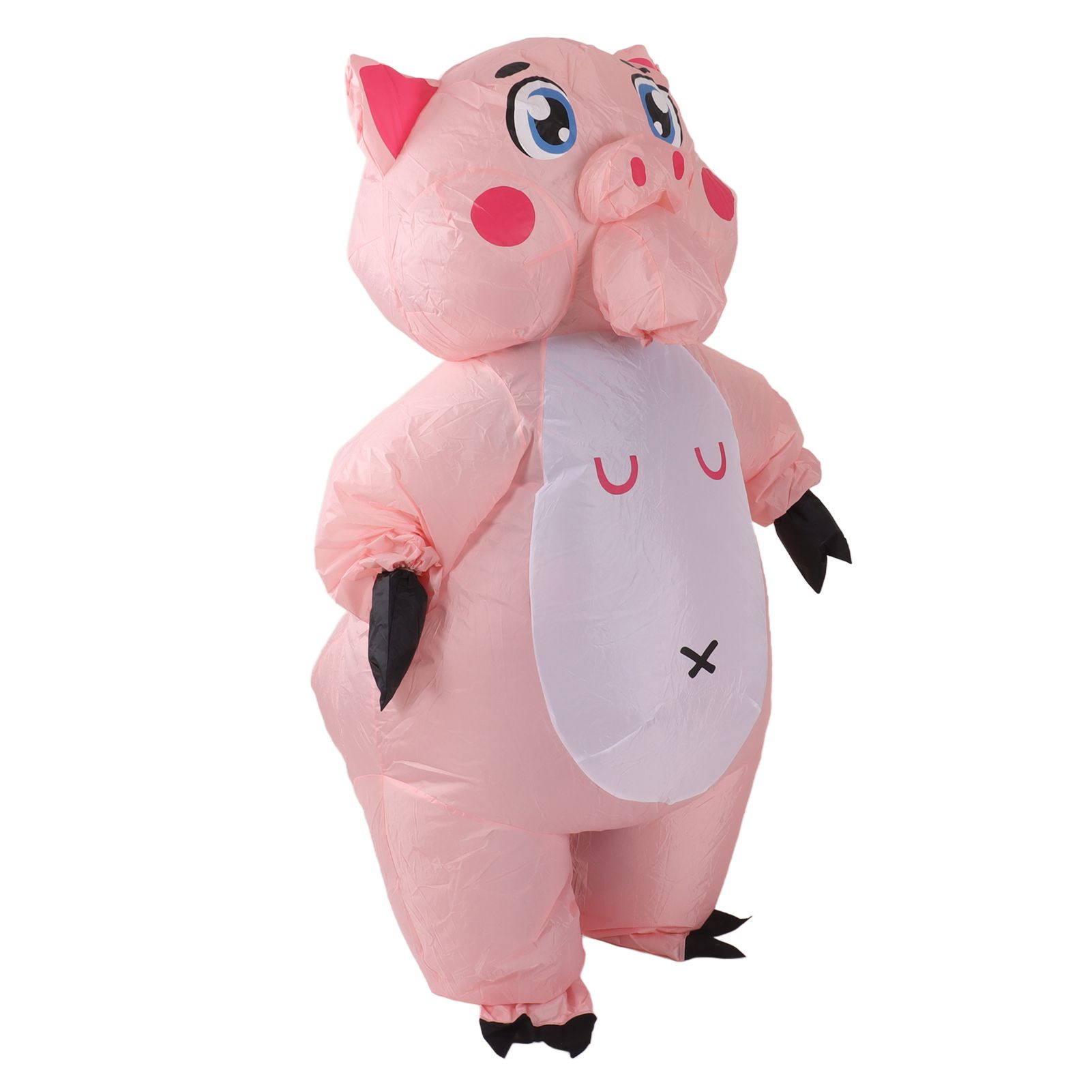 Inflatable Costume Pink Pig Blow Up Halloween Cosplay Dress Jumpsuit Costume For Adults - Image 3